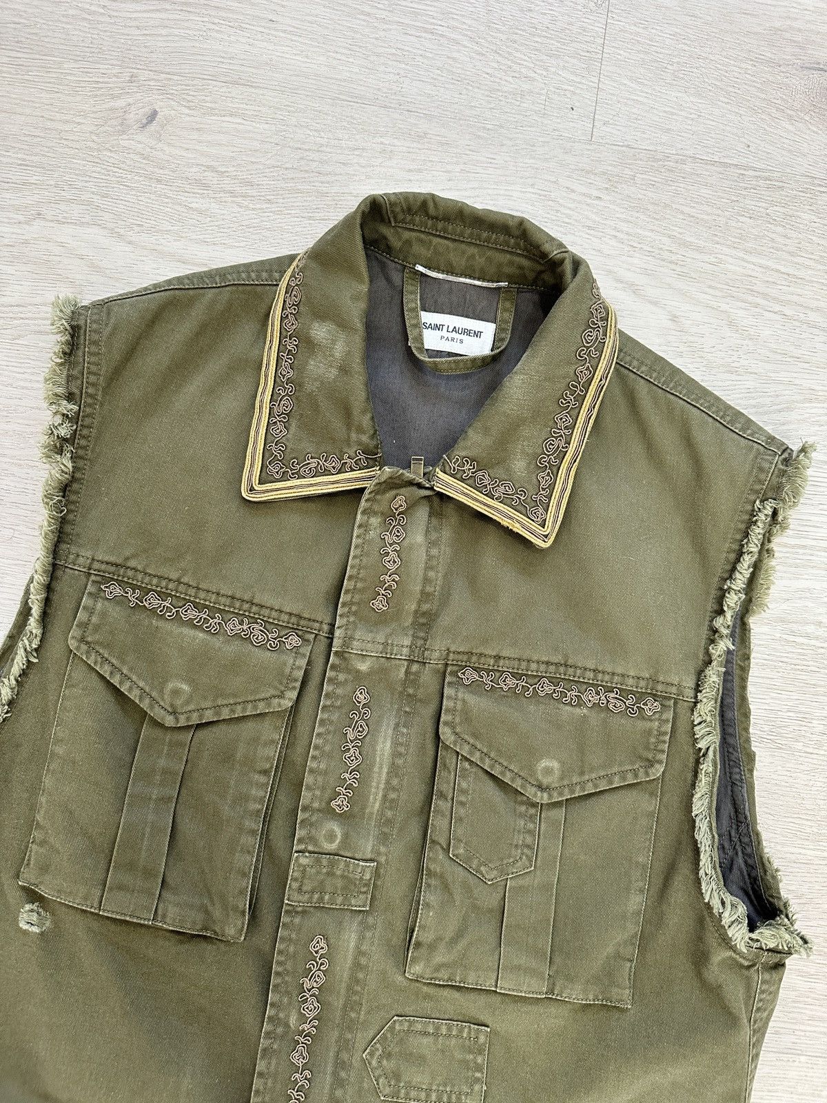 Saint Laurent Paris Saint laurent military vest Size US S / EU 44-46 / 1 - 3 Thumbnail