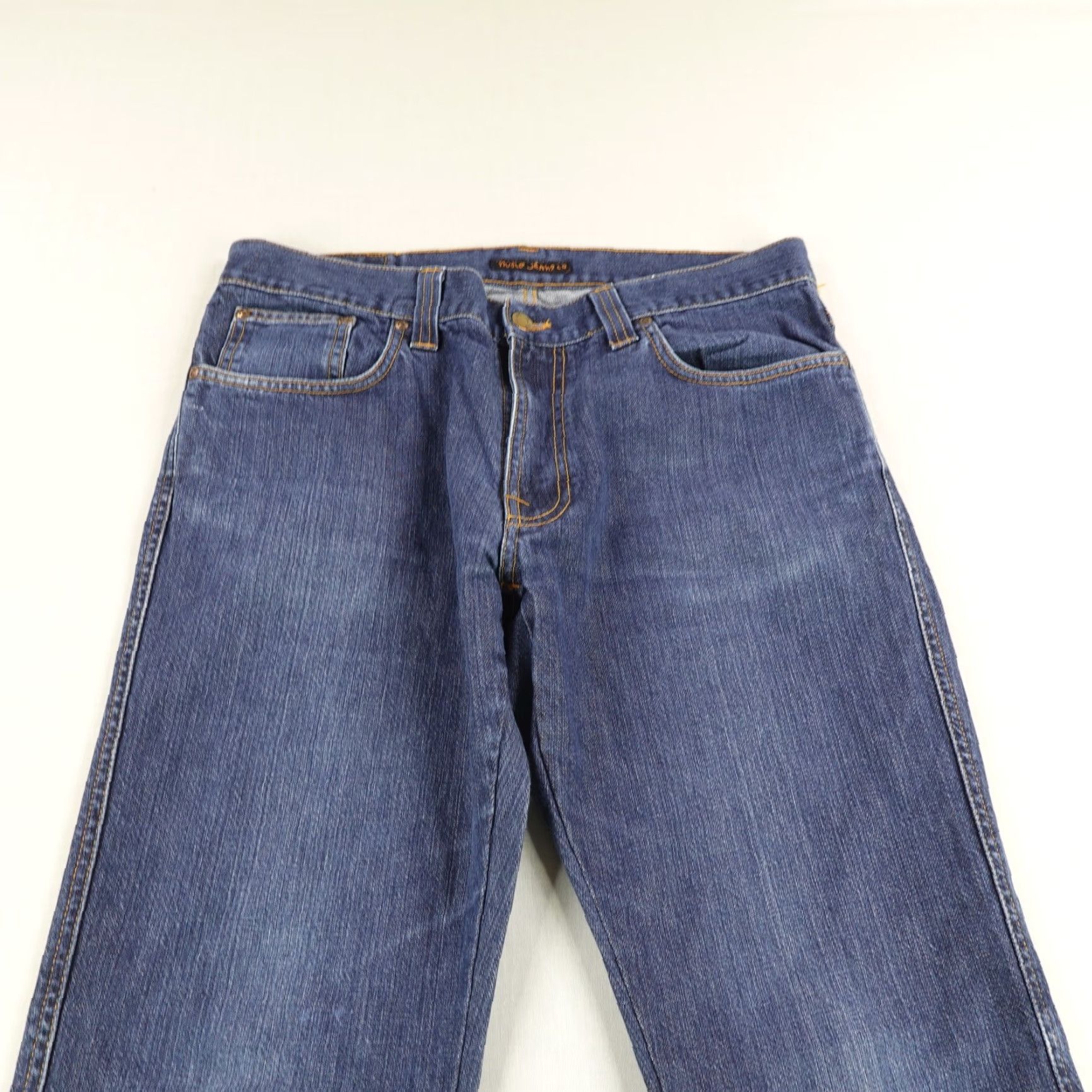 Nudie Jeans Nudie Jeans Mens Jeans 34x30 Blue Slim Jim Organic Cotton Made in Italy Denim Size US 34 / EU 50 - 2 Thumbnail