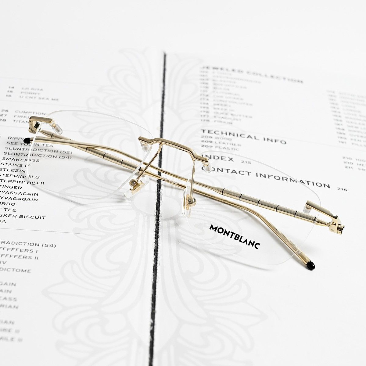 Montblanc MONTBLANC MB0215O GLASSES Size ONE SIZE - 8 Thumbnail