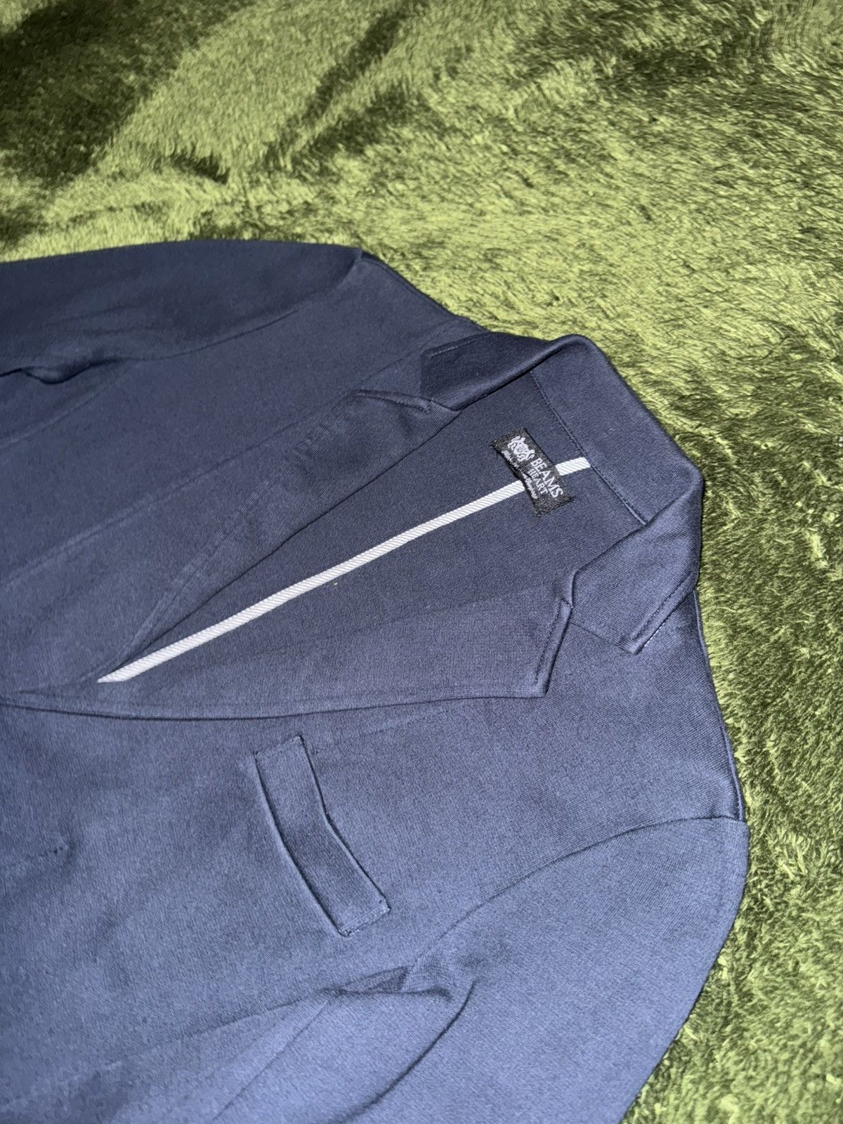 Beams Japan [M] Beams Heart Classic Fit Cotton Blazer Navy Size US M / EU 48-50 / 2 - 2 Thumbnail