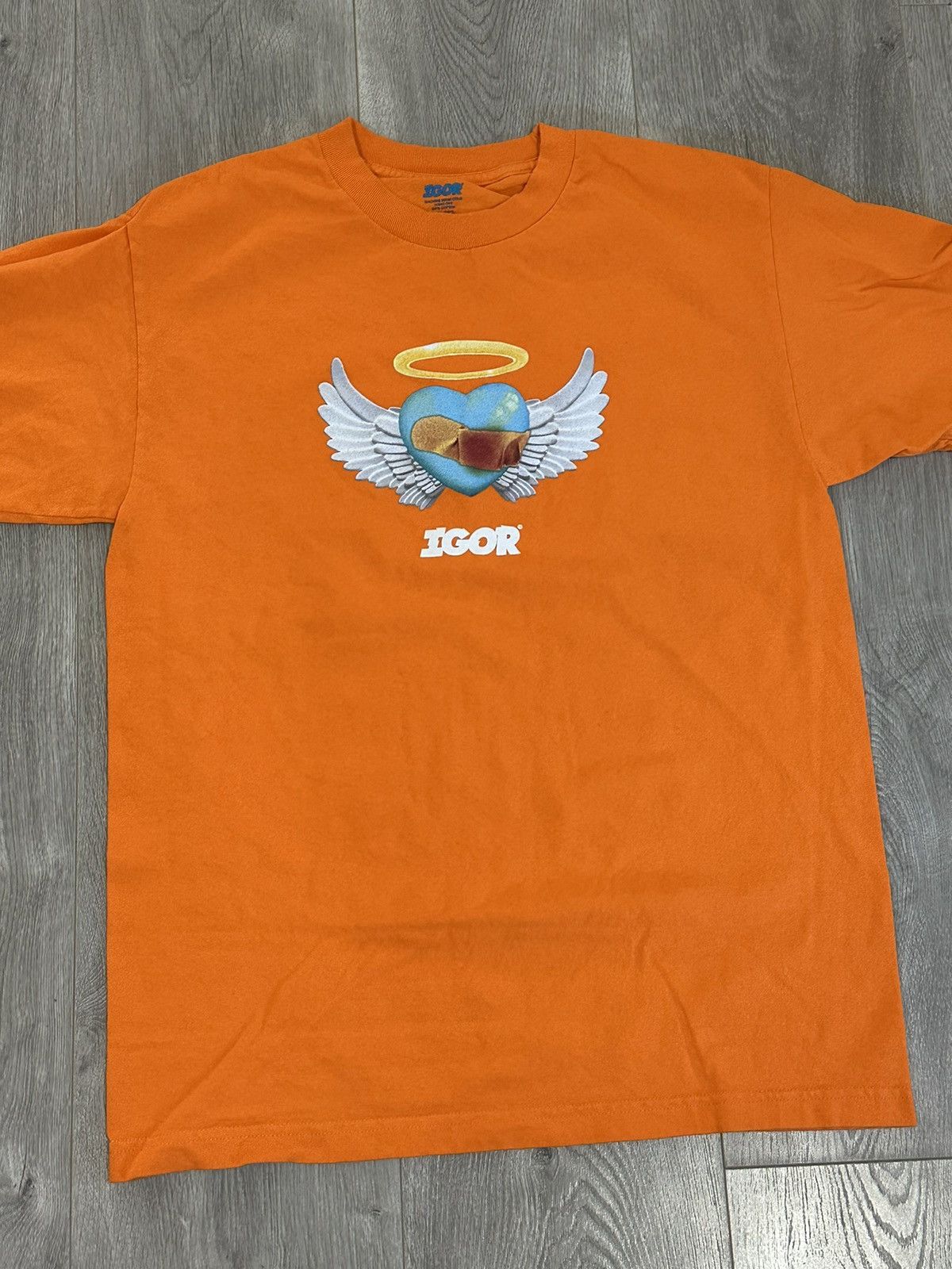 Golf Wang × Golf le Fleur × Tyler The Creator Igor Heart Wings T-Shirt Size Medium Size US M / EU 48-50 / 2 - 2 Thumbnail