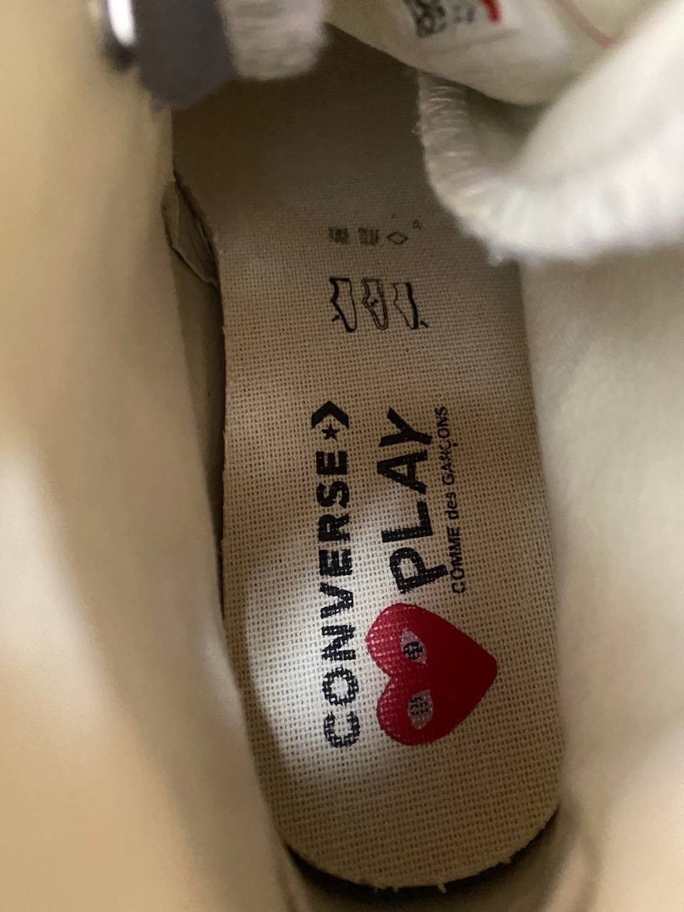 Comme des Garcons PLAY × Converse Comme des Garçons X Converse High-TOP Size US 5 / EU 37 - 10 Thumbnail