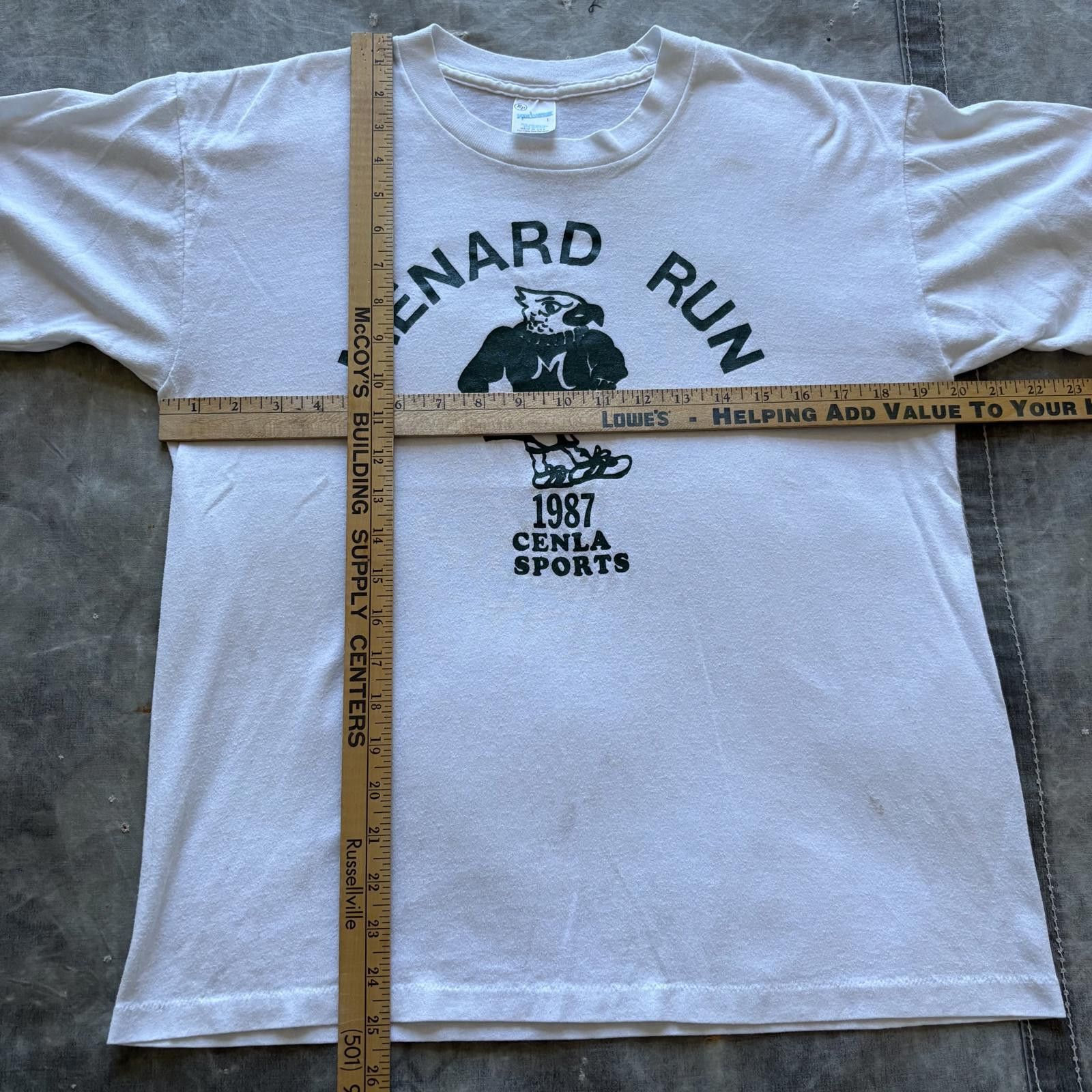Vintage Vintage 80s Menard Run Running Bird Mascot Sportswear Shirt Size US M / EU 48-50 / 2 - 4 Thumbnail
