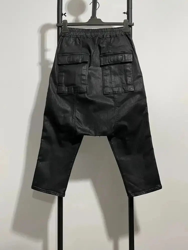 Rick Owens Sz XS Rick Owens Drkshdw Waxed Patches Shorts-2507 Size US 30 / EU 46 - 5 Thumbnail