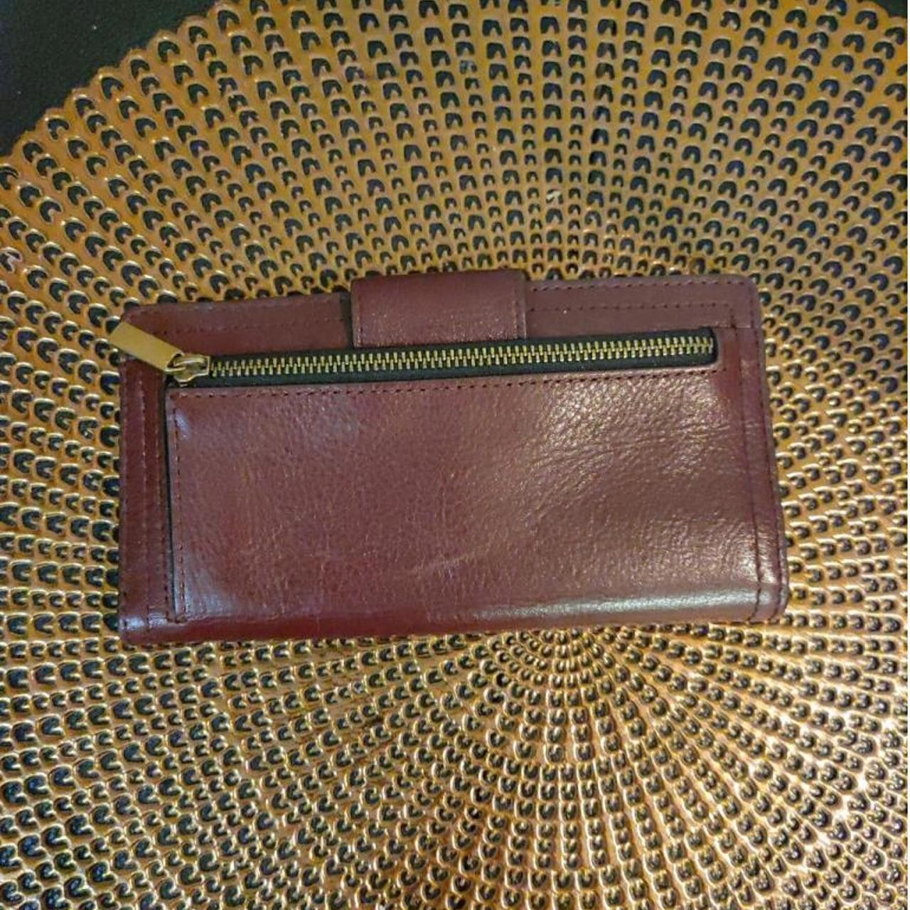 Fossil Fossil Women's Leather Wallet - Elegant Burgundy Design Size ONE SIZE - 2 Thumbnail