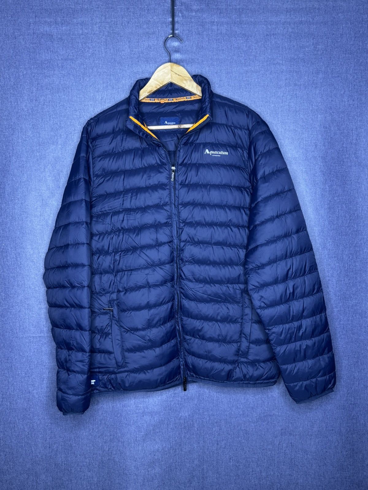 Aquascutum Aquascutum London Active Padded Puffer Down Jacket Navy Blue Size US XL / EU 56 / 4 - 2 Thumbnail