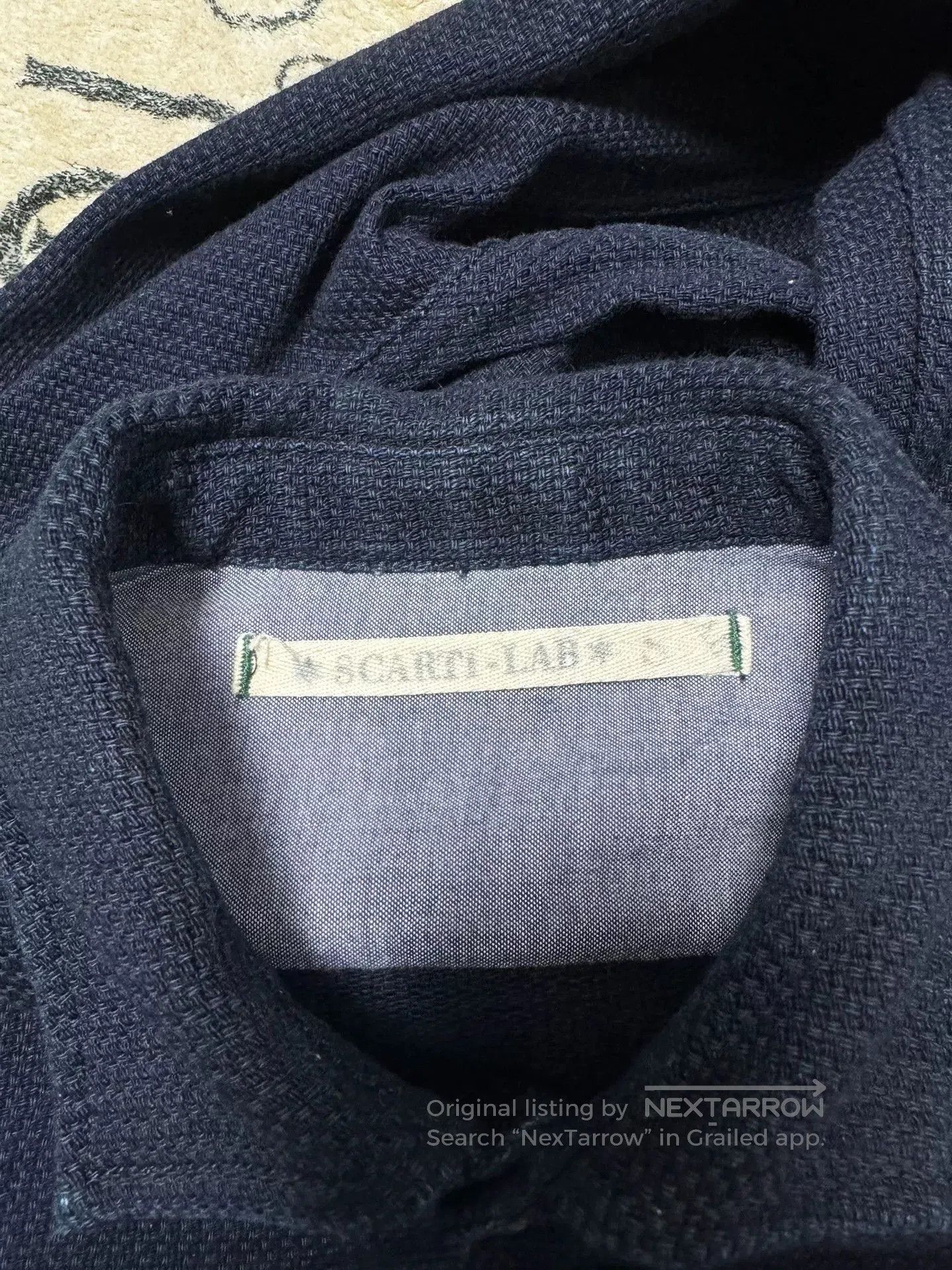 Scarti-Lab Scarti Lab Indigo Sashiko Shirt Jacket. Size US S / EU 44-46 / 1 - 8 Thumbnail