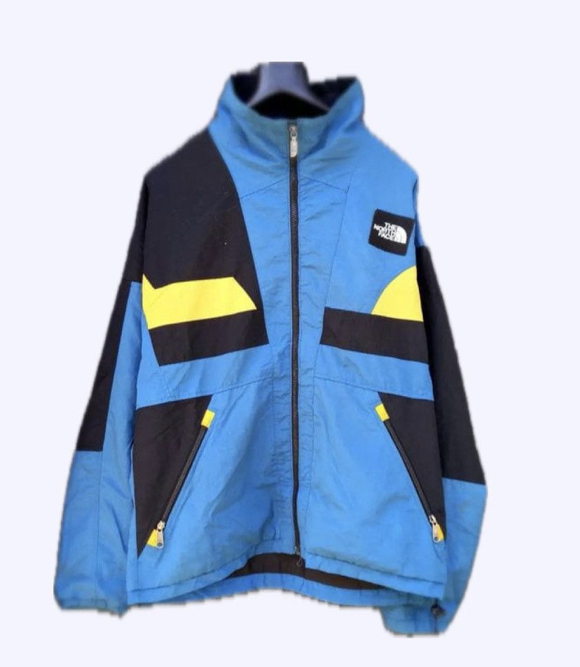 The North Face × Vintage Vintage 90s The North Face Colourblock Jacket Made in Usa Size US L / EU 52-54 / 3 - 1 Thumbnail
