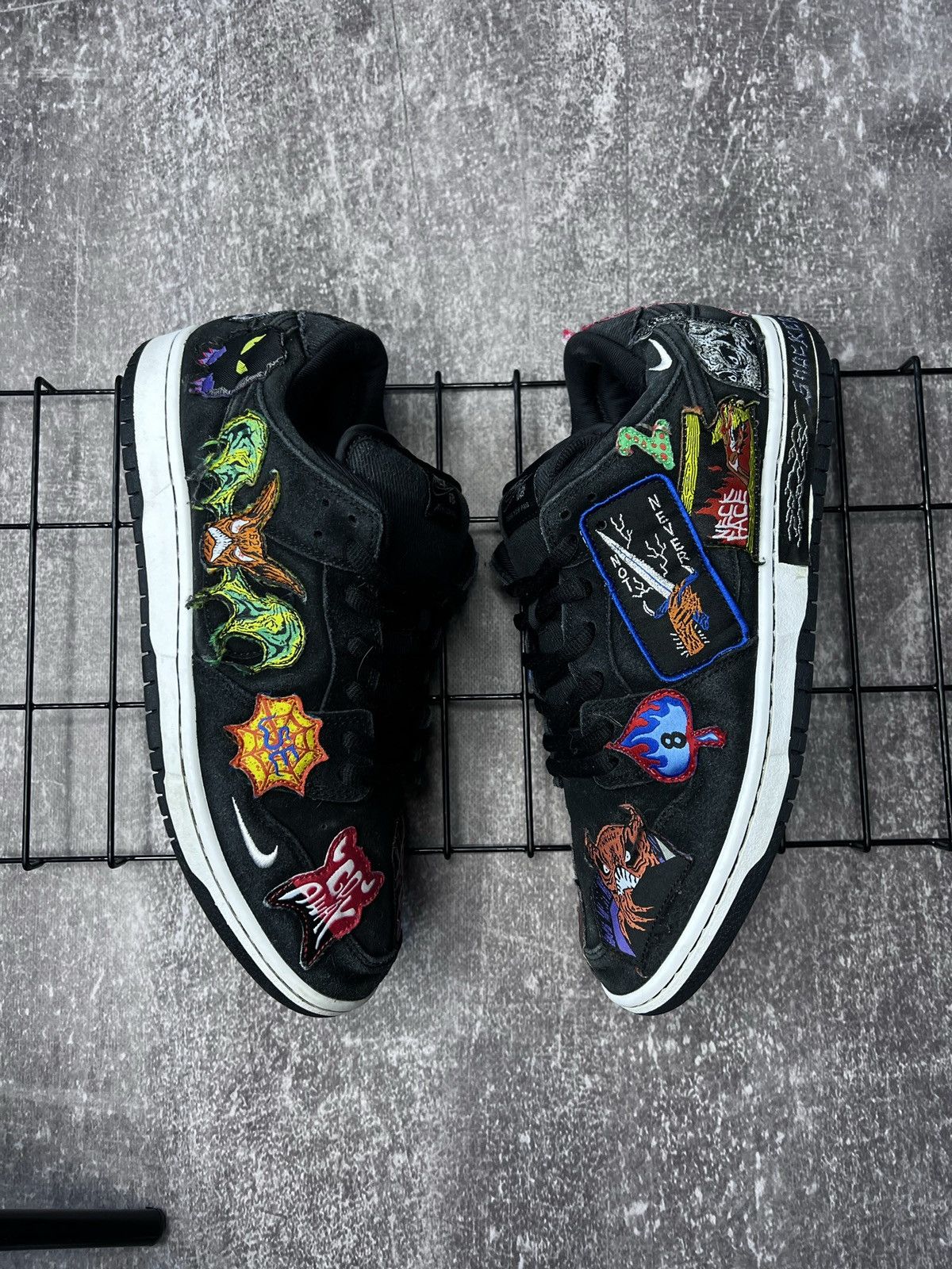 Nike Nike SB Dunk Low Pro QS Neckface Size US 12 / EU 45 - 5 Thumbnail