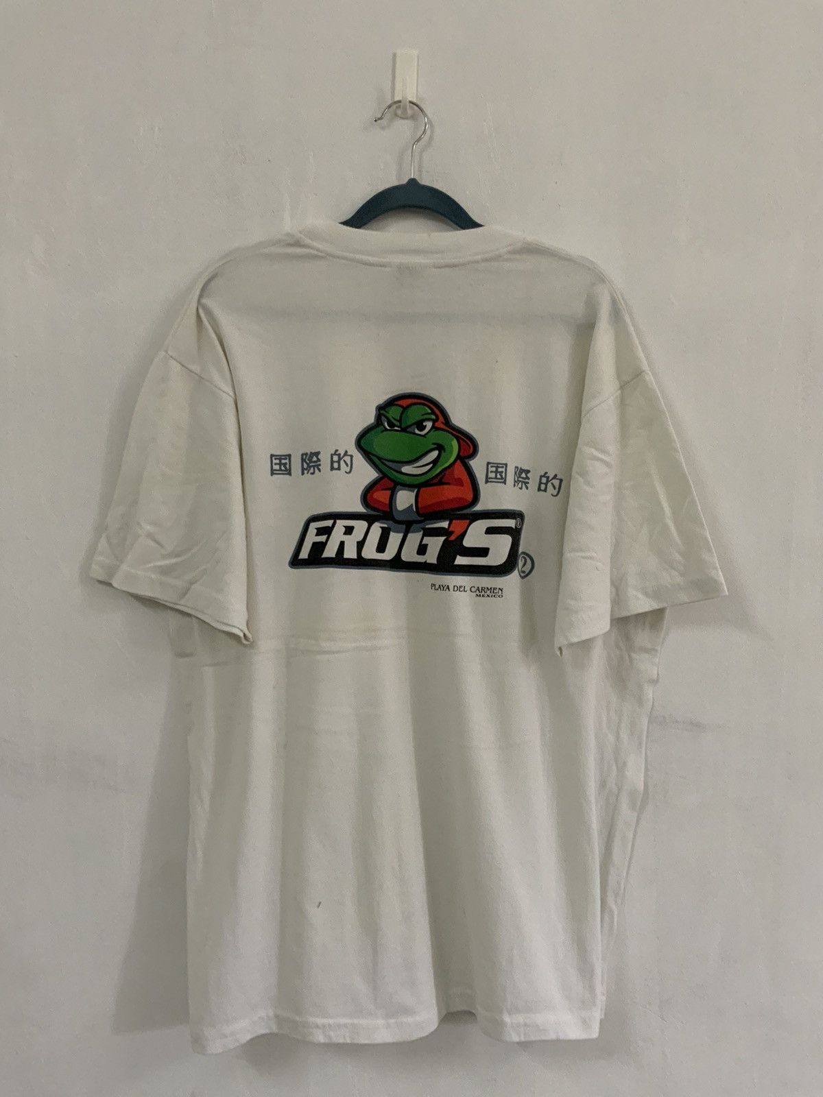 Vintage Vintage Playa Del Carmen Frog Tee Size US XXL / EU 58 / 5 - 1 Thumbnail