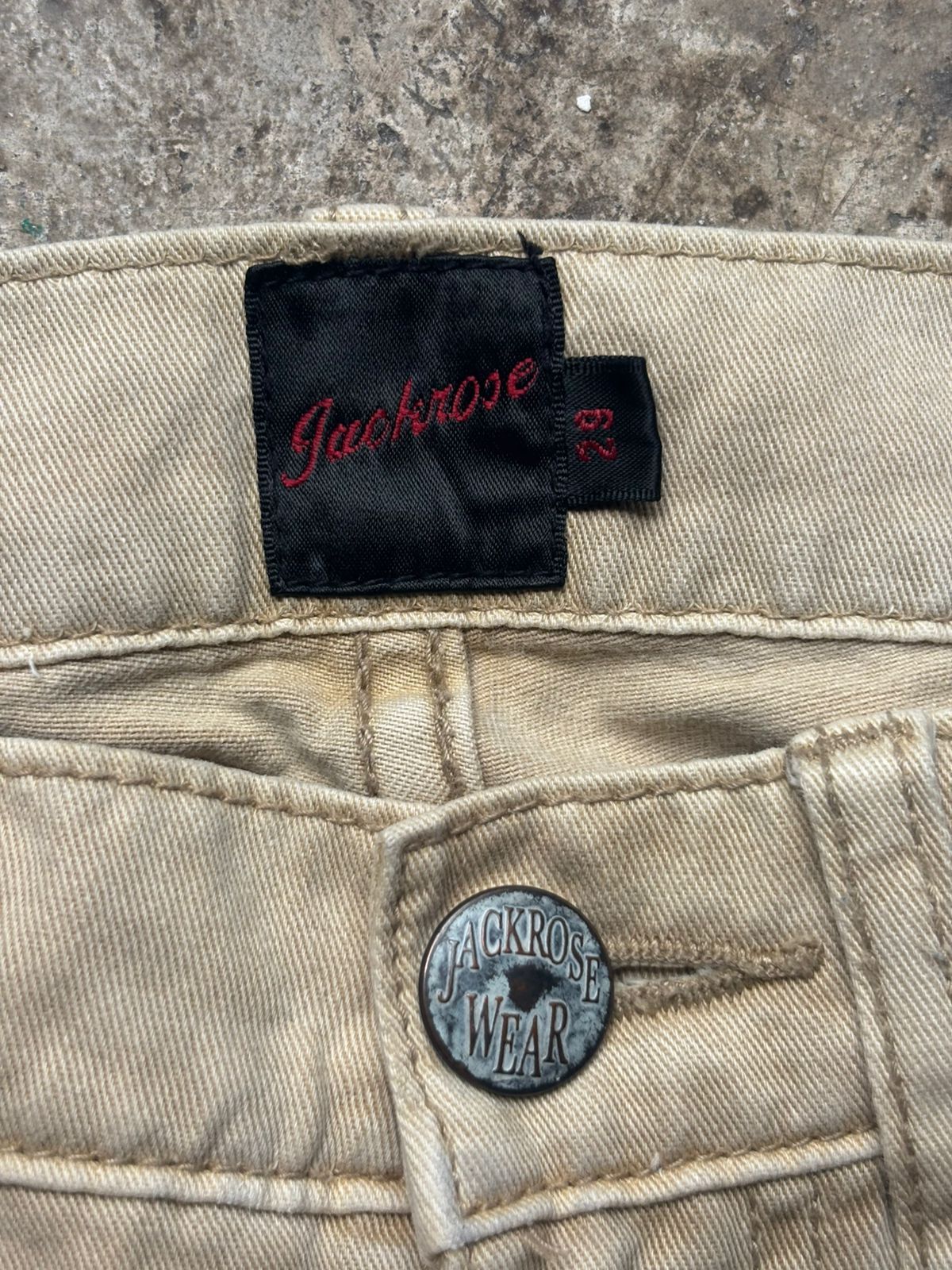 JACKROSE 2000s Jackrose Claw Marks Washed Bootcut Pant Size US 29 - 5 Thumbnail