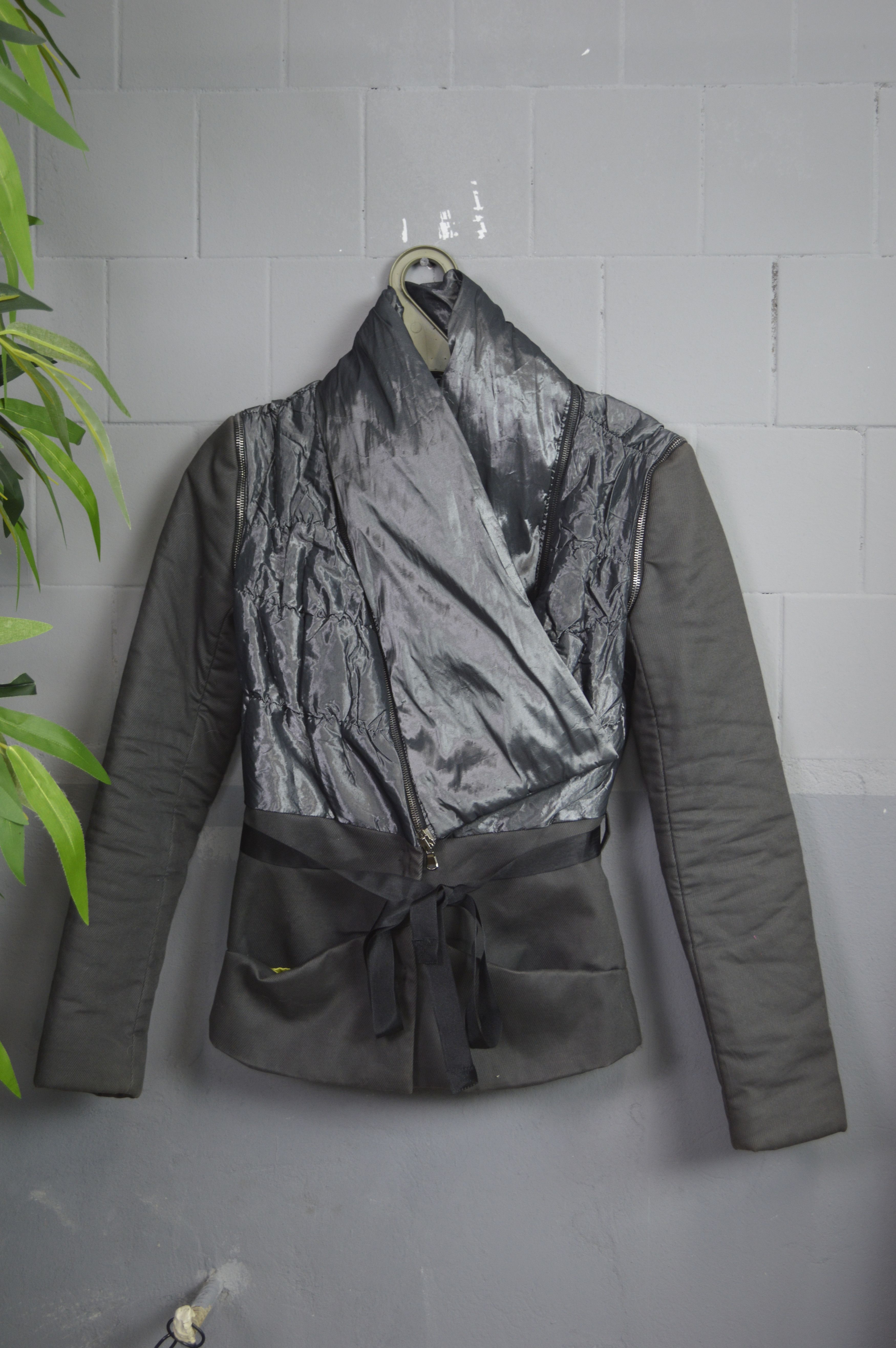 Designer RECONSTRUCTED AVANTGARDE BLAZER JACKET BY DESIGNER ANDRETAN Size XS / US 0-2 / IT 36-38 - 3 Thumbnail