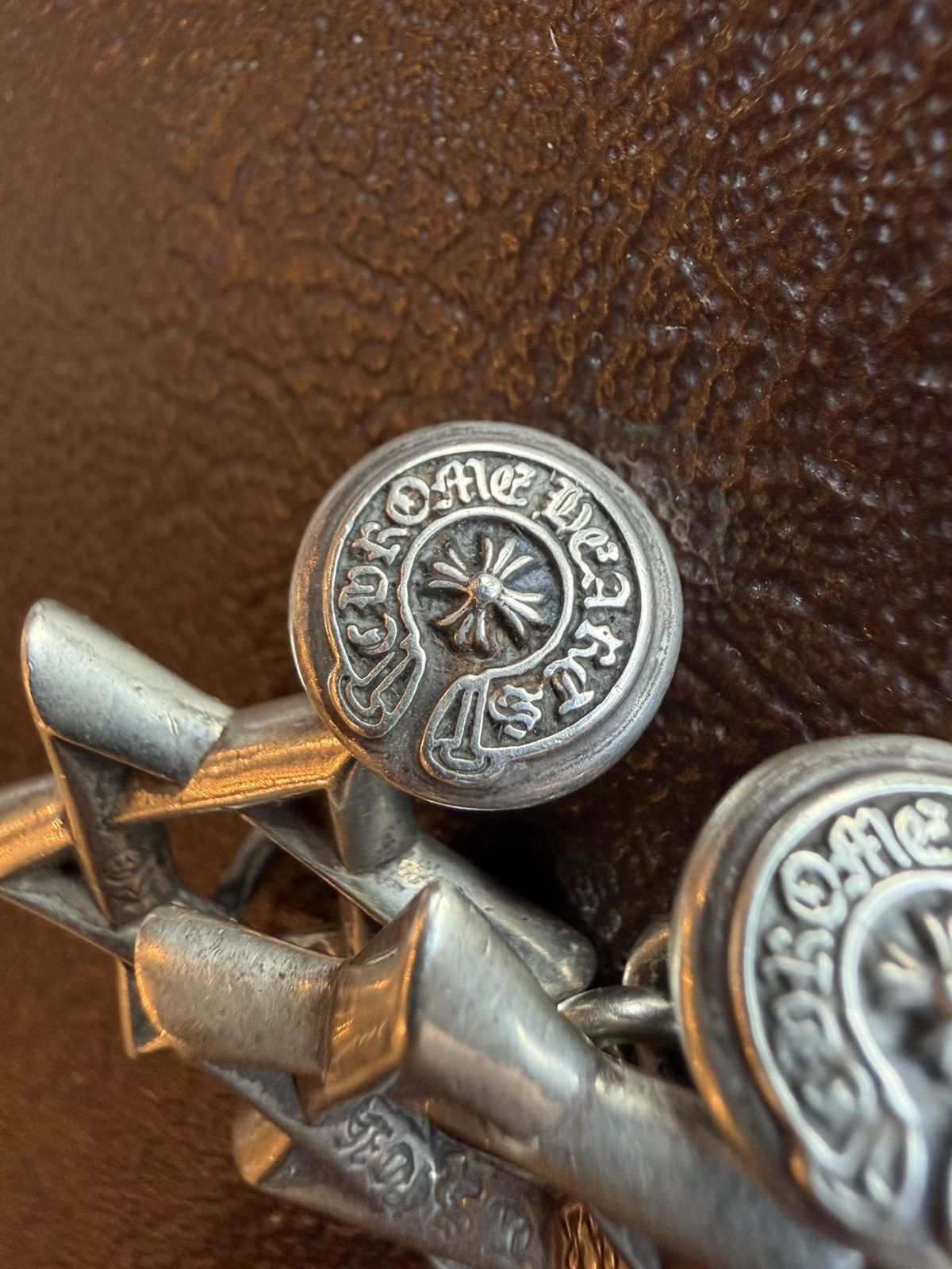 Chrome Hearts Chrome Hearts .925 Sterling Silver Star of David Cufflinks Size ONE SIZE - 4 Thumbnail