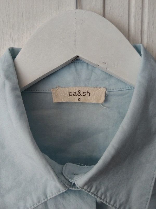 ba&sh Ba&sh light blue shirt 100% cotton Size S / US 4 / IT 40 - 2 Thumbnail