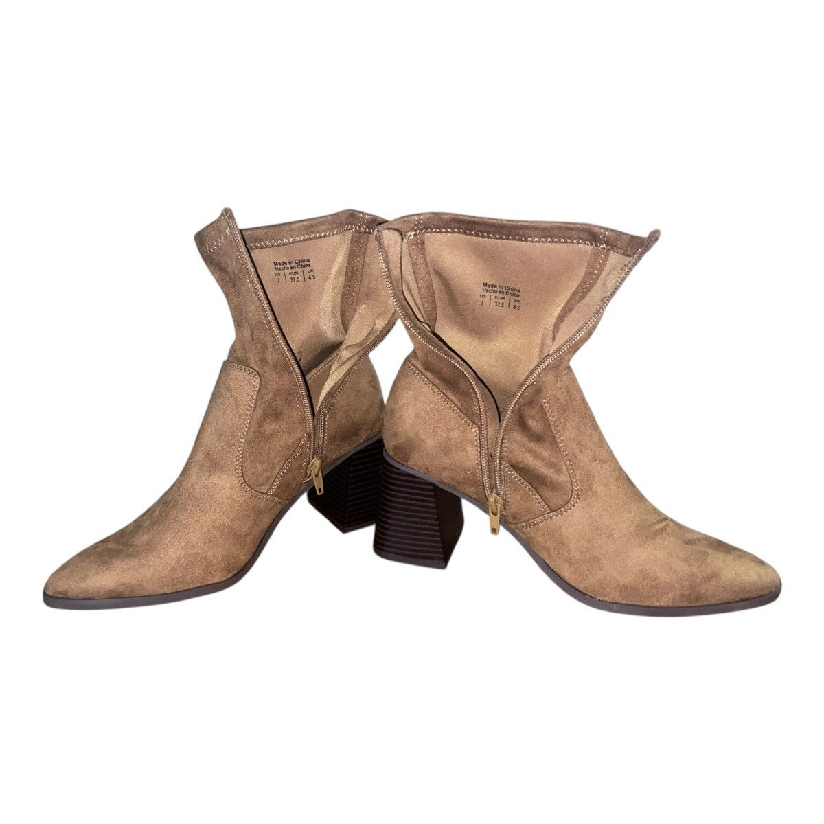 Call It Spring Call it Spring Women’s Suede Tan Ankle Boot Size 7 Like New Size US 7 / IT 37 - 10 Thumbnail