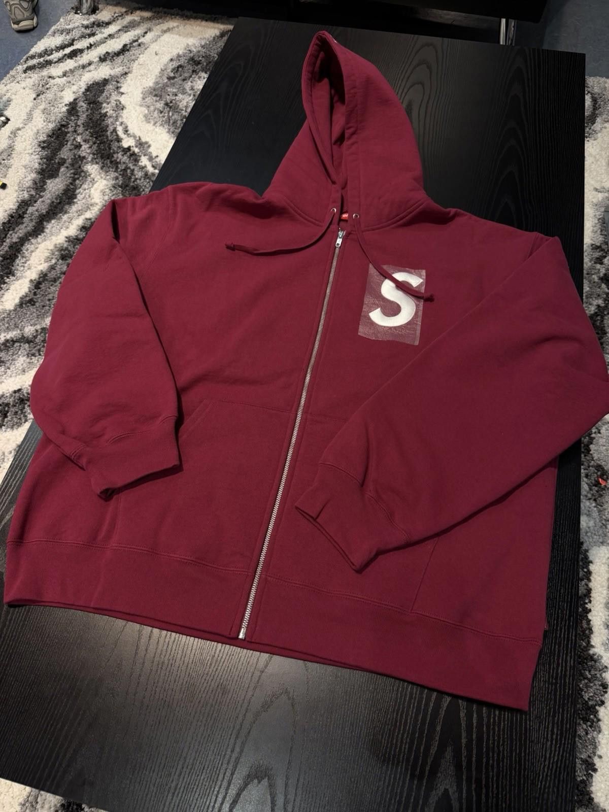 Supreme Supreme S Logo Zip Up Hooded Sweatshirt Red Size (XXL) NEW Size US XXL / EU 58 / 5 - 5 Thumbnail