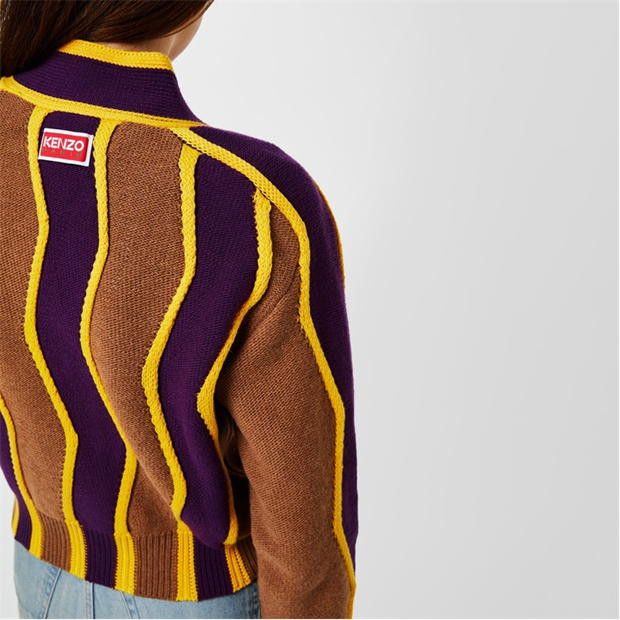 Kenzo o1g2r1mq1024 Stripe Cardigan in Multicolor Size XS / US 0-2 / IT 36-38 - 3 Thumbnail