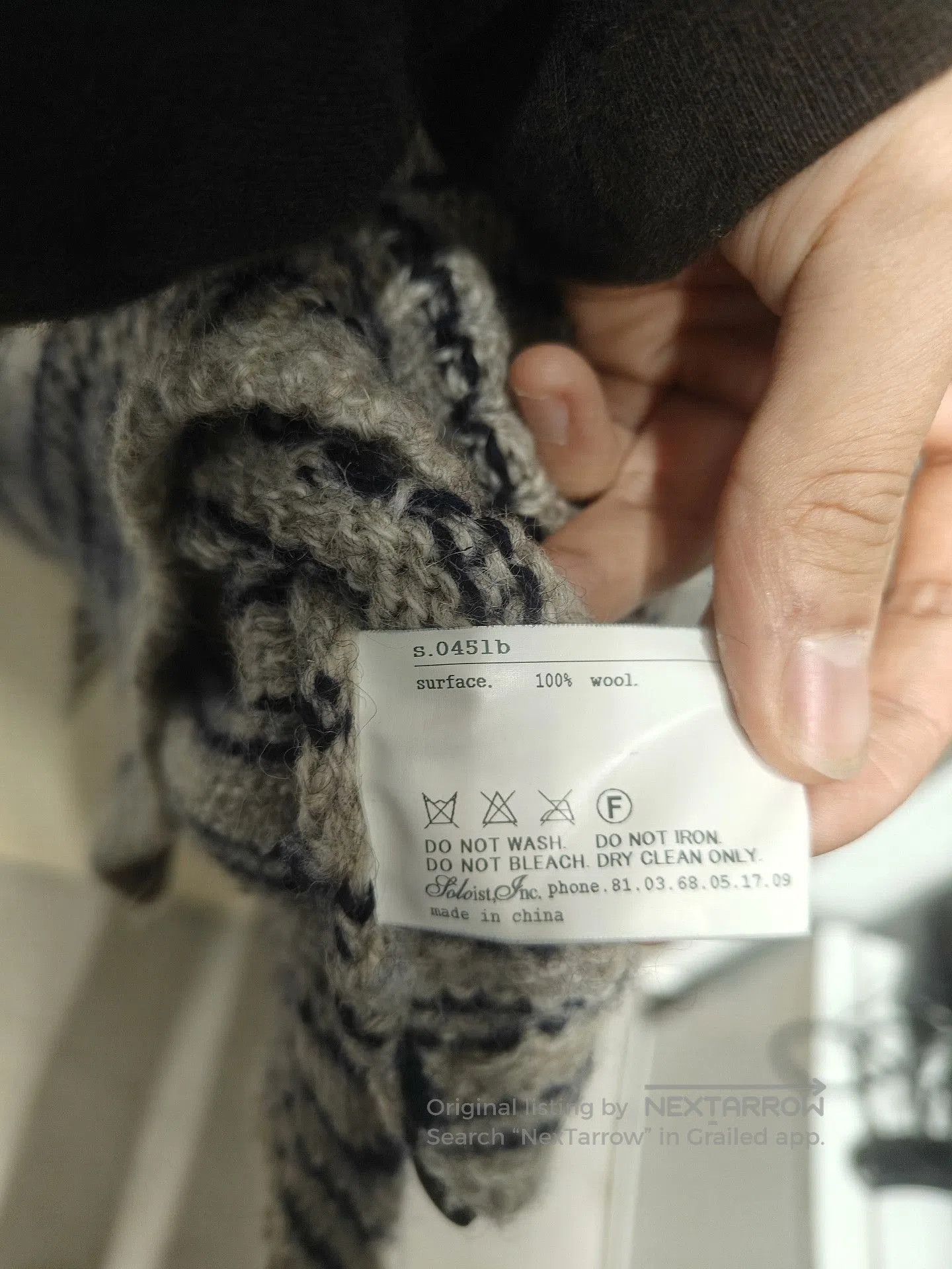 Takahiromiyashita The Soloist. The Soloist Grunge Wool Distressed Sweater. Size US S / EU 44-46 / 1 - 7 Thumbnail