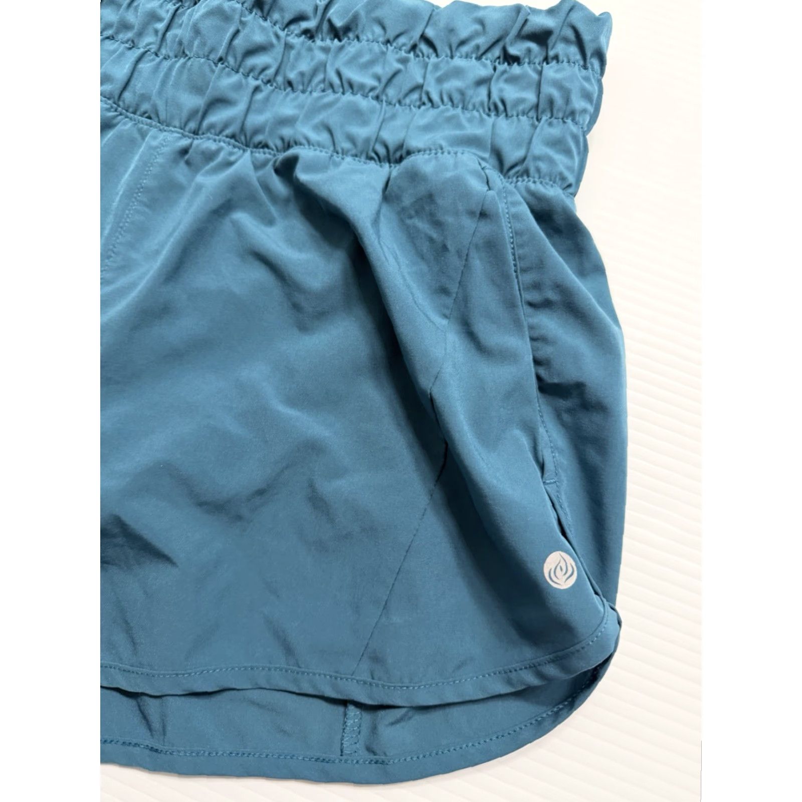 Vintage Apana Women Athletic Shorts M Blue Lined Drawstring Solid 3in Inseam Womens Size 32" / US 10 / IT 46 - 3 Thumbnail