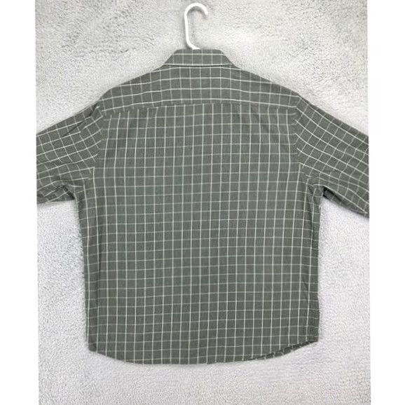 UNTUCKit UNTUCKit Shirt Button Up Mens 2XL Grey Slim Fit Long Sleeve Window Pane Check Size US XXL / EU 58 / 5 - 2 Thumbnail