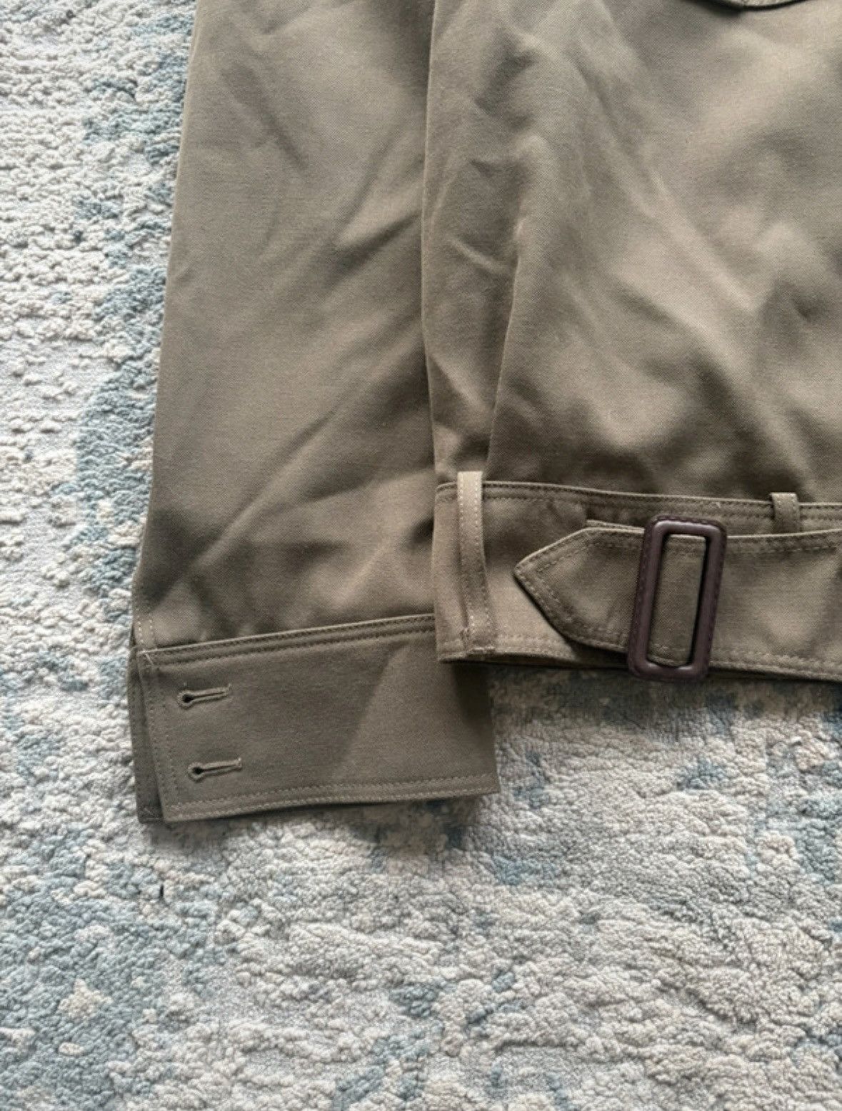 Other BOXY Vintage Military Jacket Cropped 90s Polizei Size US S / EU 44-46 / 1 - 3 Thumbnail