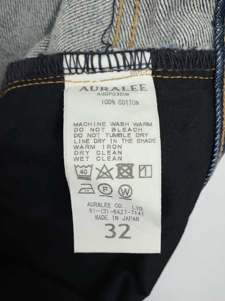 Auralee AURALEE Hard Twist Denim Wide Pants Navy 32 Size US 30 / EU 46 - 5 Thumbnail