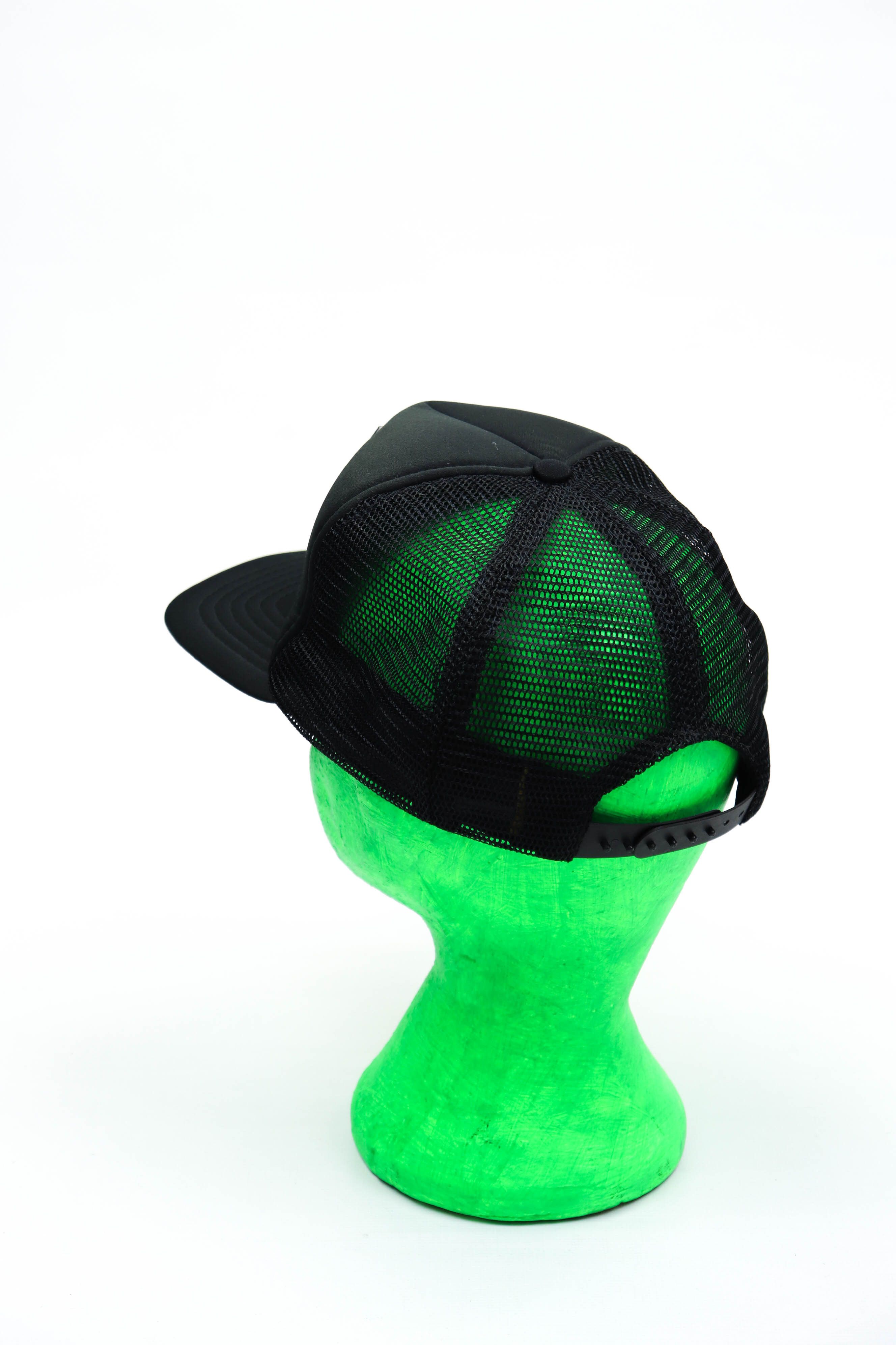 Vintage 90s Vintage Brasil Logo Black Trucker Cap Hat Size ONE SIZE - 7 Thumbnail
