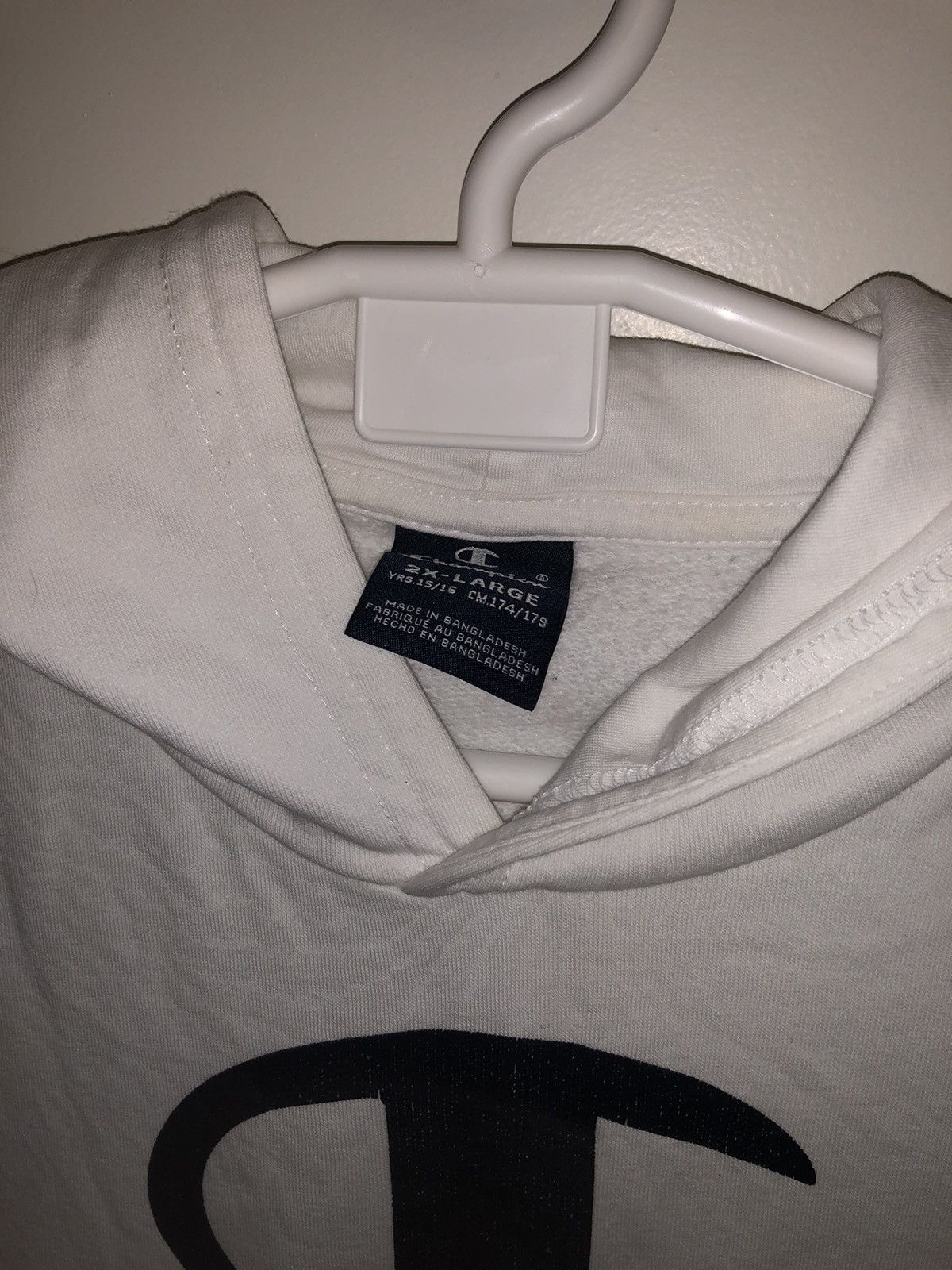 Champion × Vintage White Champion Hoodie Size US S / EU 44-46 / 1 - 3 Thumbnail