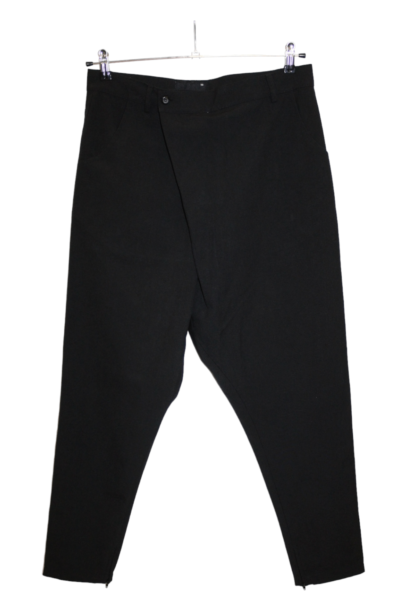 Army Of Me Army Of Me Drop Crotch Asymmetric Tapered Zipper Pants Size US 32 / EU 48 - 1 Thumbnail