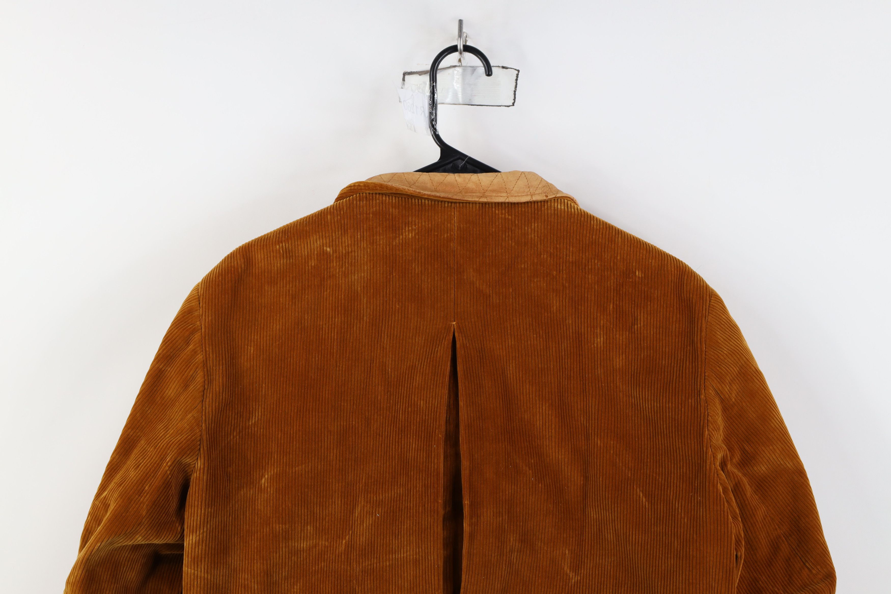 Vintage Vintage 70s Streetwear Elbow Patch Corduroy Blazer Jacket Size US L / EU 52-54 / 3 - 14 Thumbnail