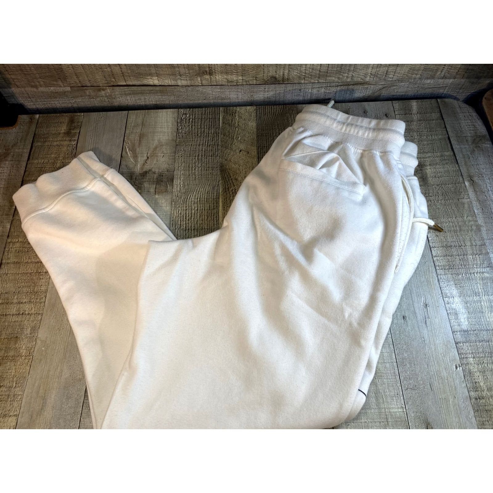 Vintage Authentic Joggers Men’s L Pants Activewear Ivory Size US 33 - 6 Thumbnail