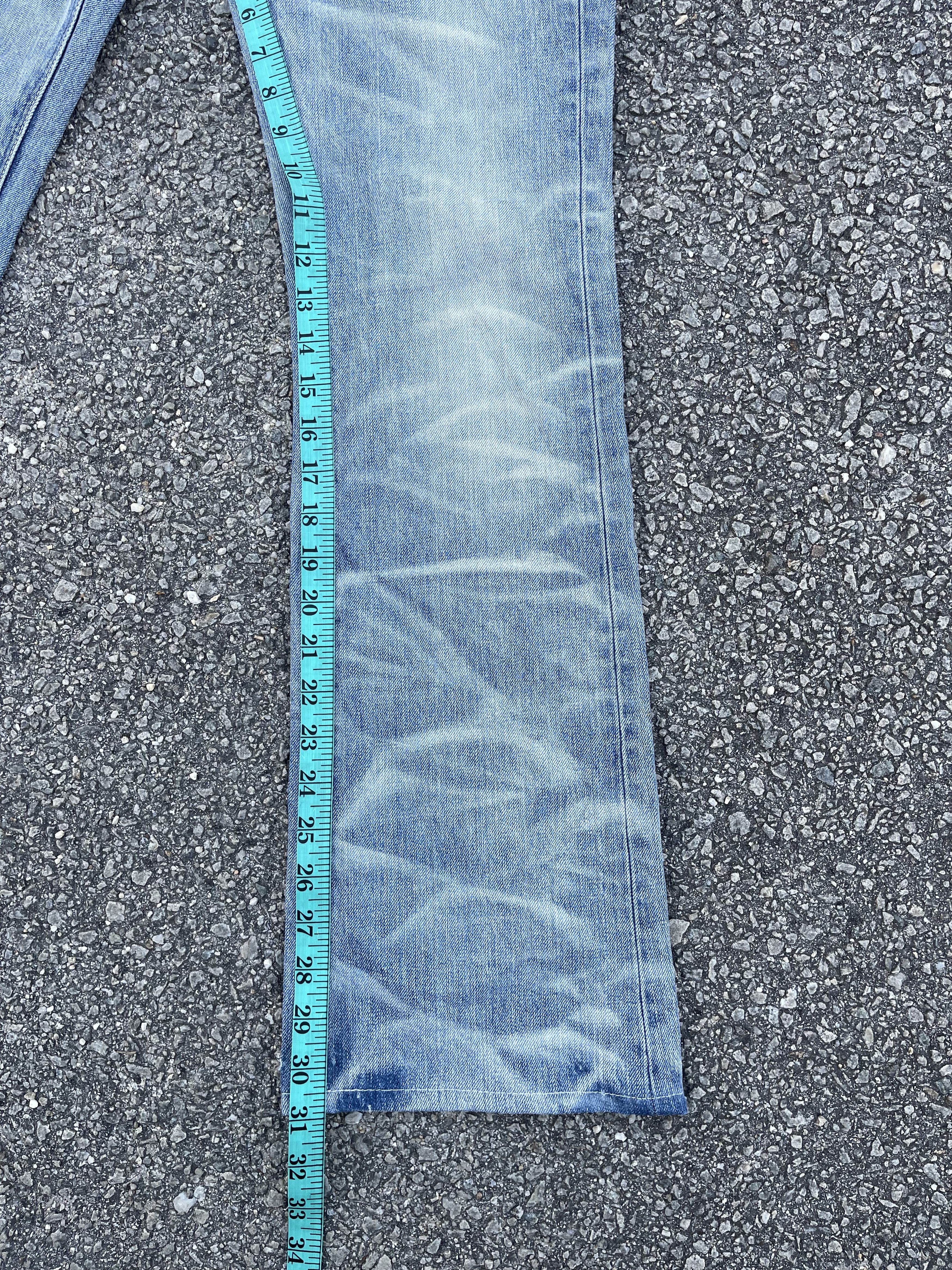 Le Grande Bleu (L.G.B.) Murder License Flare Low Rise Jeans Blue faded of the day Size US 32 / EU 48 - 11 Thumbnail