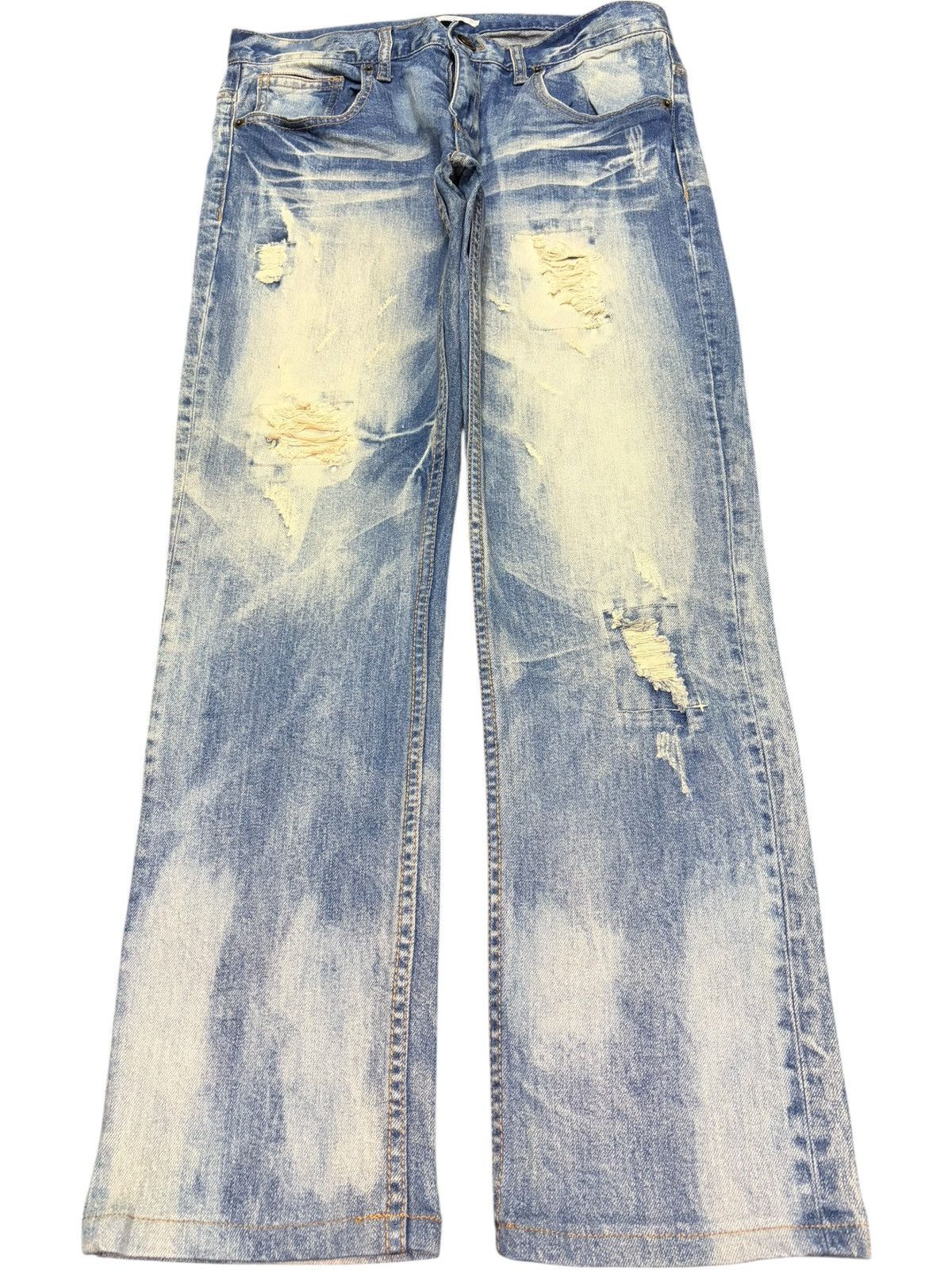 Diesel Vintage Japanese Brand Bleached Wash Distressed Jeans Size 31" - 1 Thumbnail