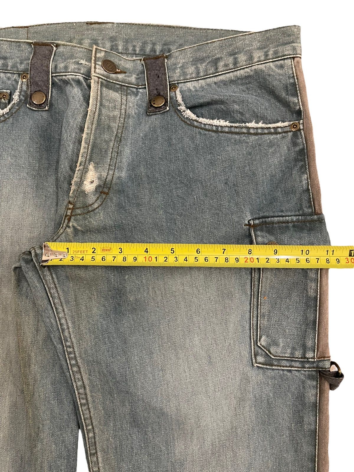Nicole Club Vintage Japan Monsieur Nicole Cargo Style Loose Jeans Size US 34 / EU 50 - 15 Thumbnail