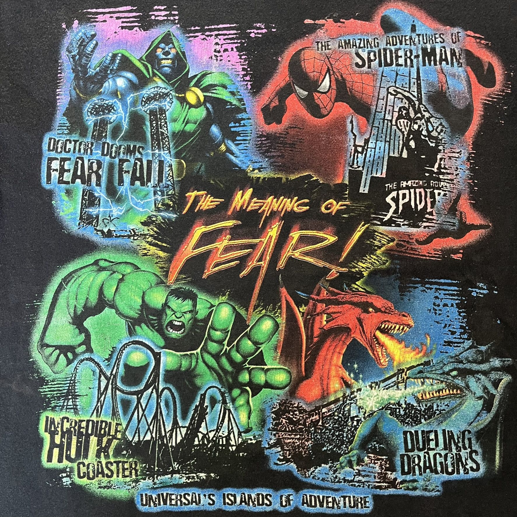Marvel Comics spiderman meaning of fear universal tee Size US M / EU 48-50 / 2 - 4 Thumbnail