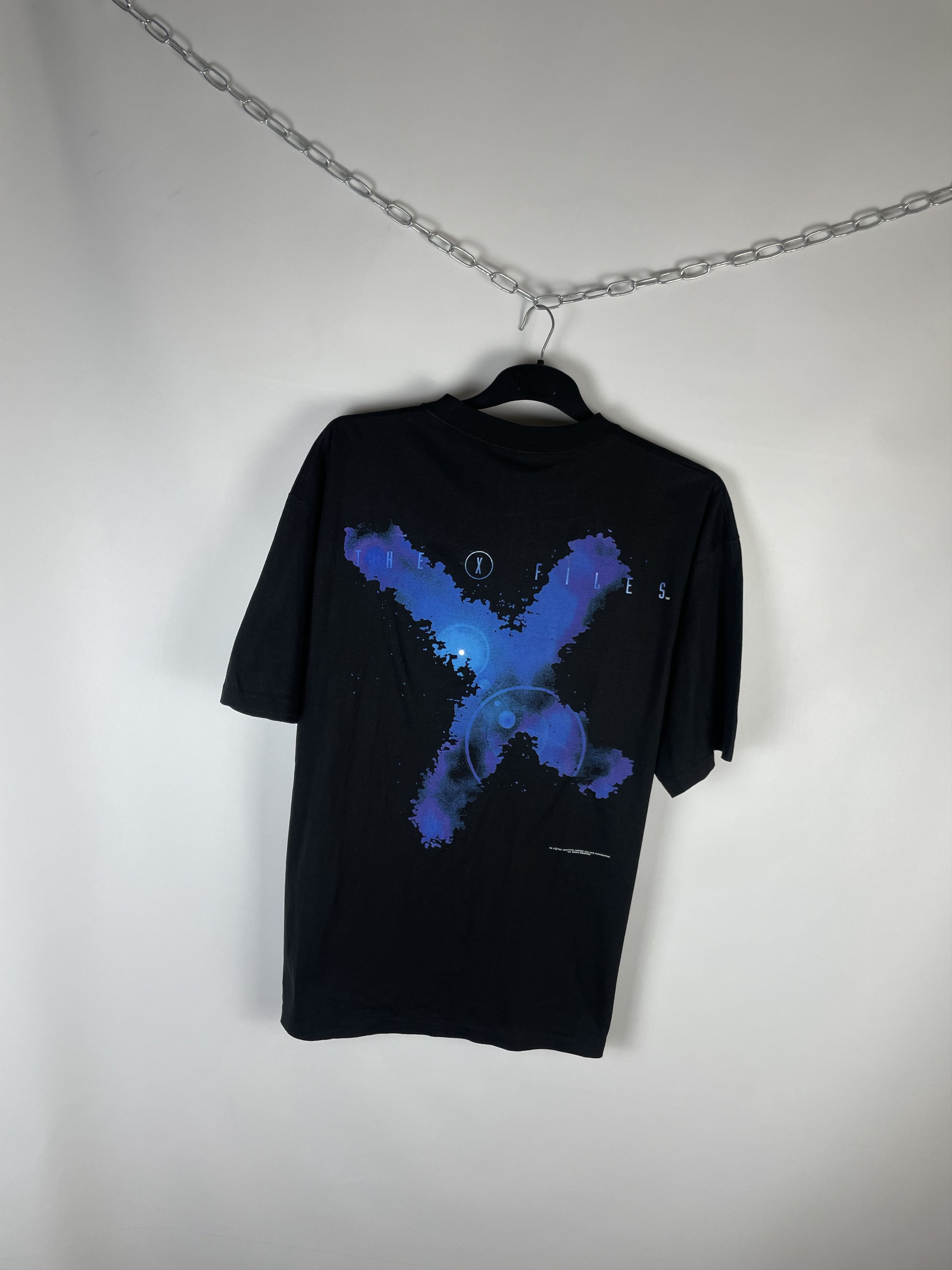 Vintage 90's The X-Files "Trust no one" T-shirt Size US XL / EU 56 / 4 - 2 Thumbnail