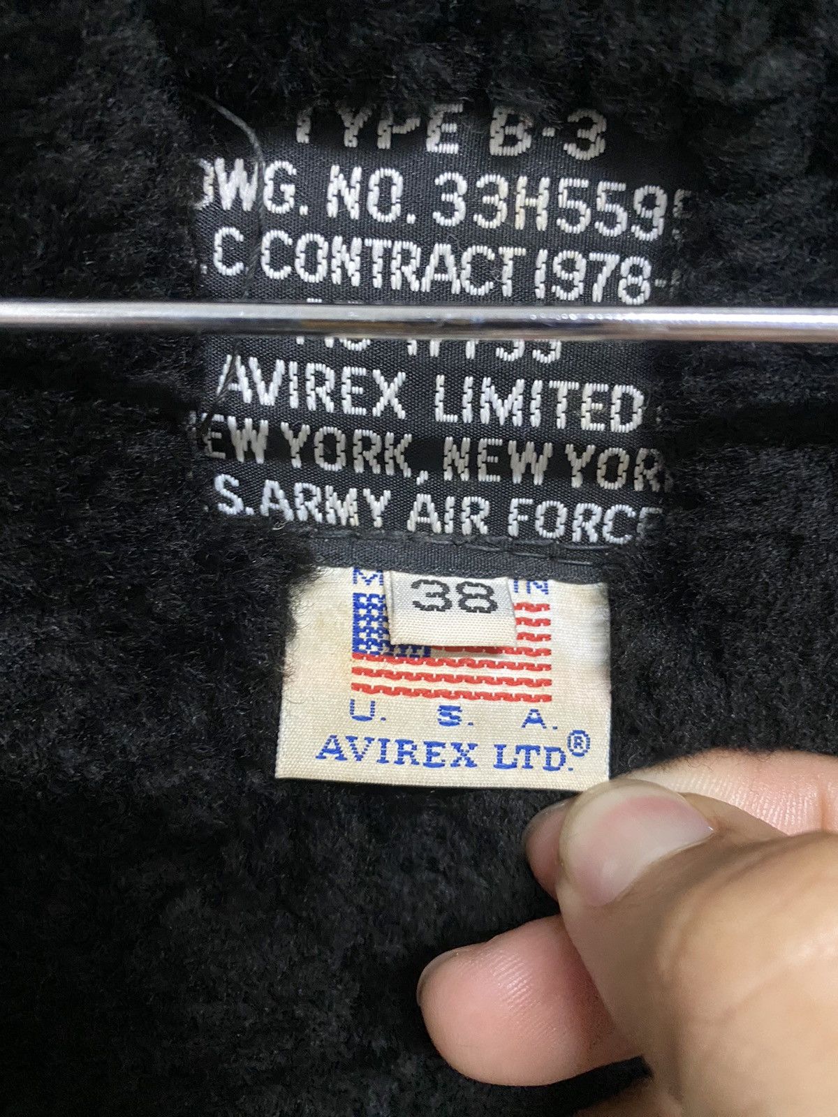 Avirex Avirex Limited B-3 OG 1986 Shearling Sheepskin Jacket Size US M / EU 48-50 / 2 - 8 Thumbnail