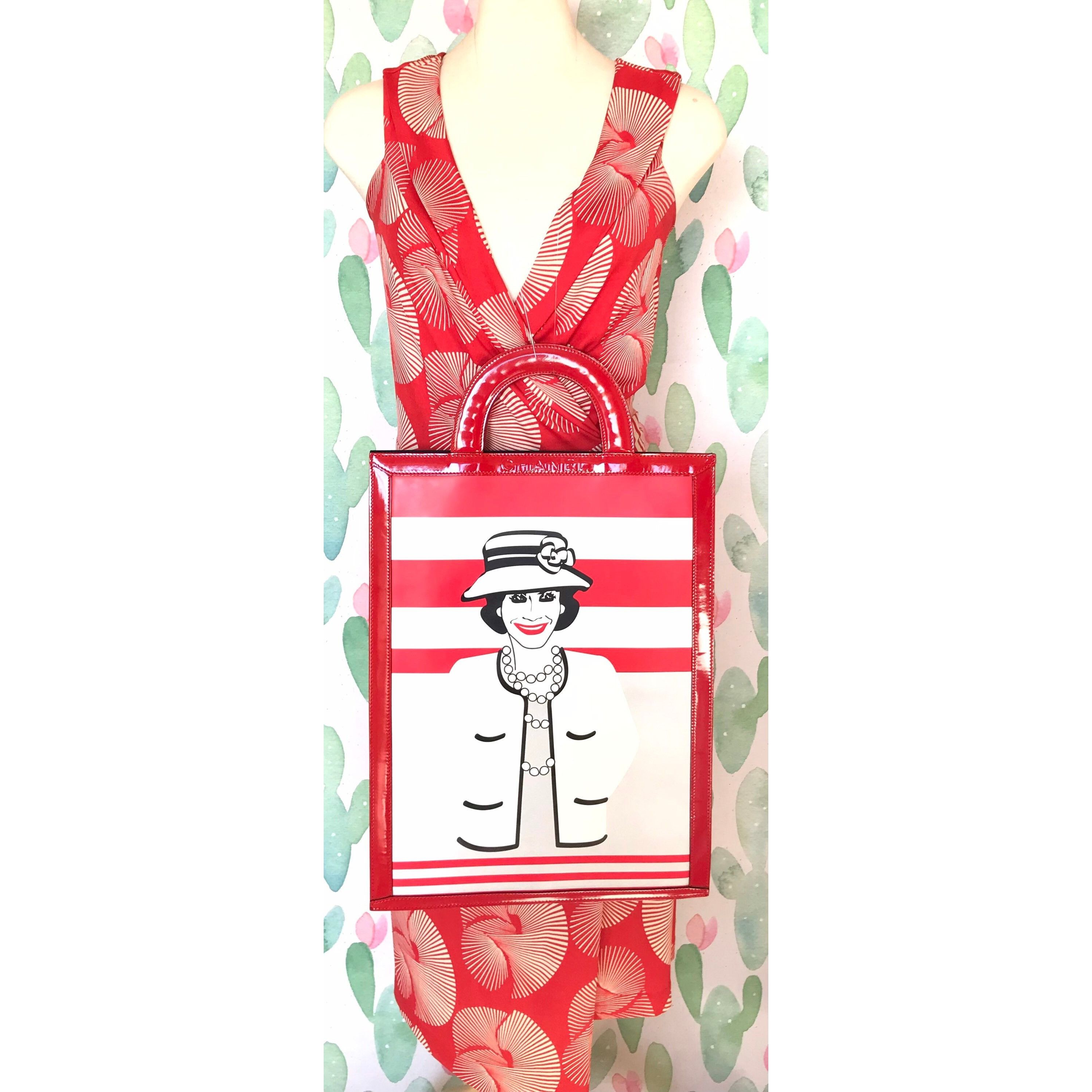 Chanel Vintage CHANEL patent illustration, Gabrielle portrait bag Size ONE SIZE - 10 Thumbnail