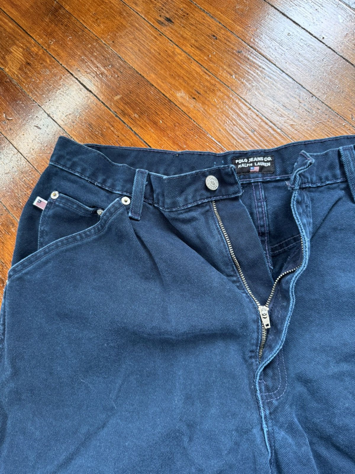 Polo Ralph Lauren Vintage Navy Polo Ralph Lauren Work Short Size US 36 / EU 52 - 2 Thumbnail