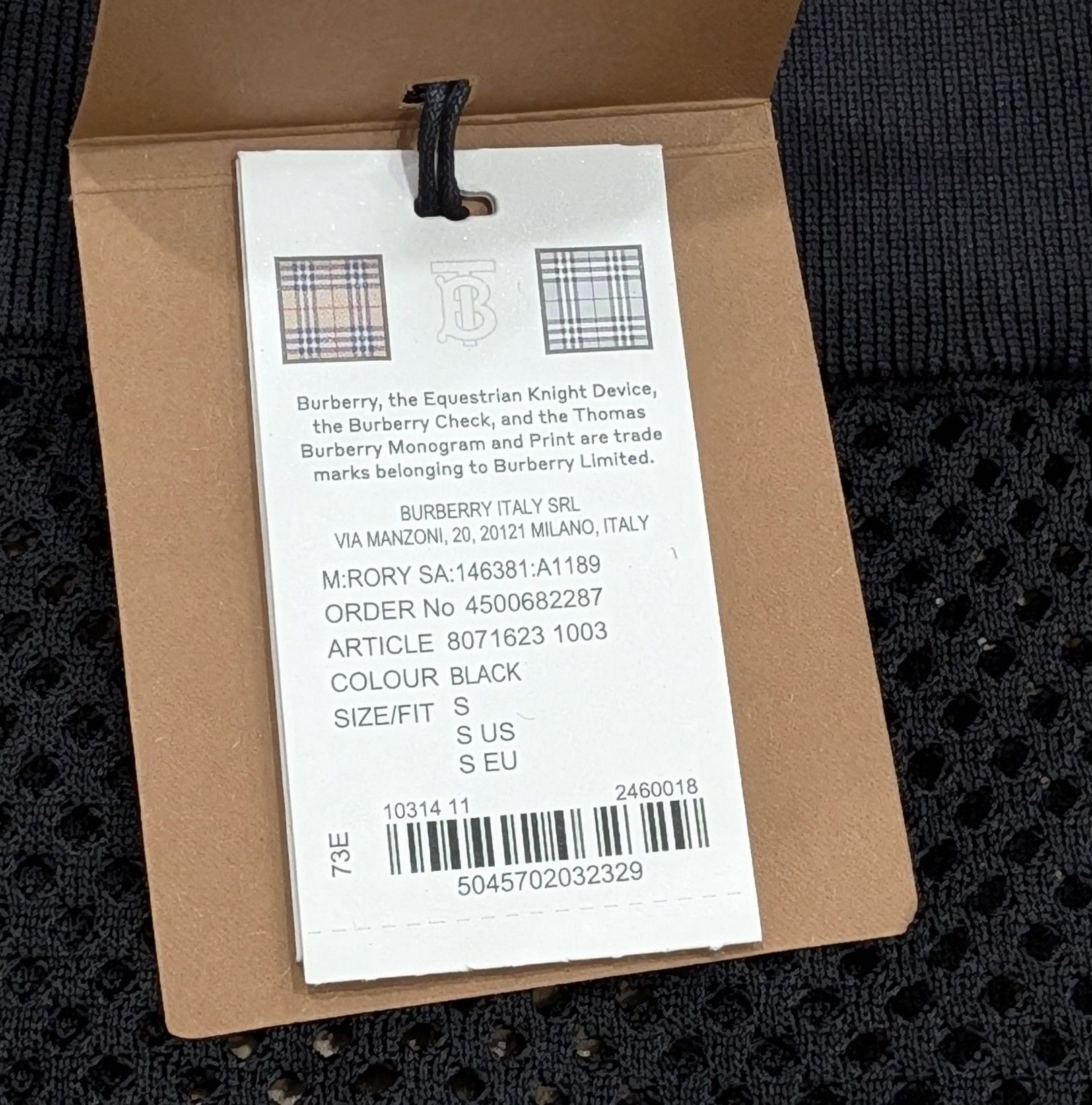 Burberry Burberry Equestrian Knight Motif Knit Shorts Black Small Size US 30 / EU 46 - 6 Thumbnail