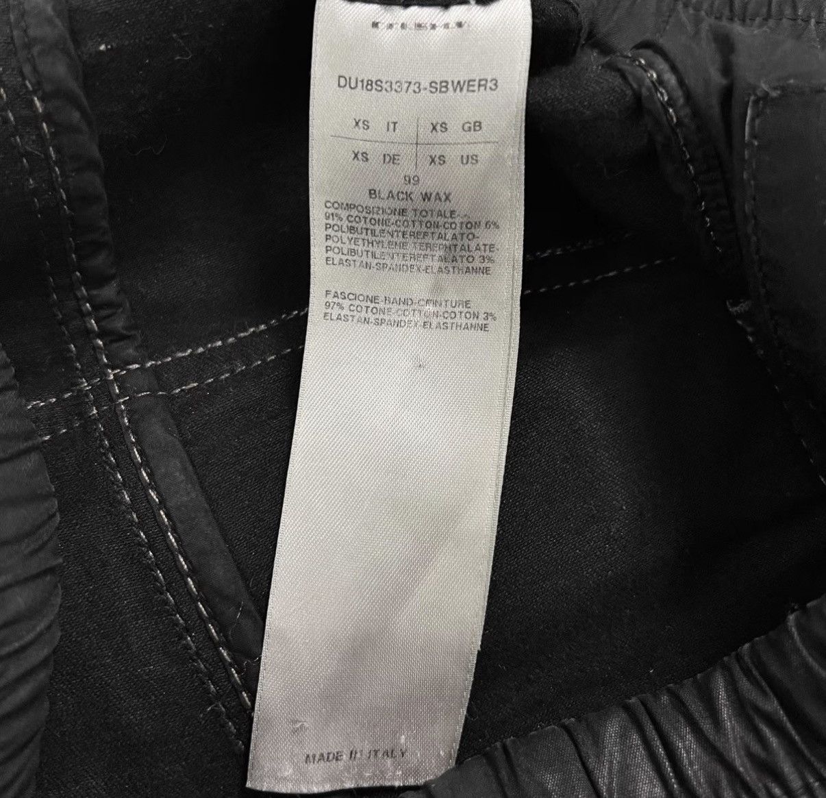 Rick Owens Rick Owens DRKSHDW Waxed Finish Cropped Pants (7/10 length) Size US 30 / EU 46 - 5 Thumbnail