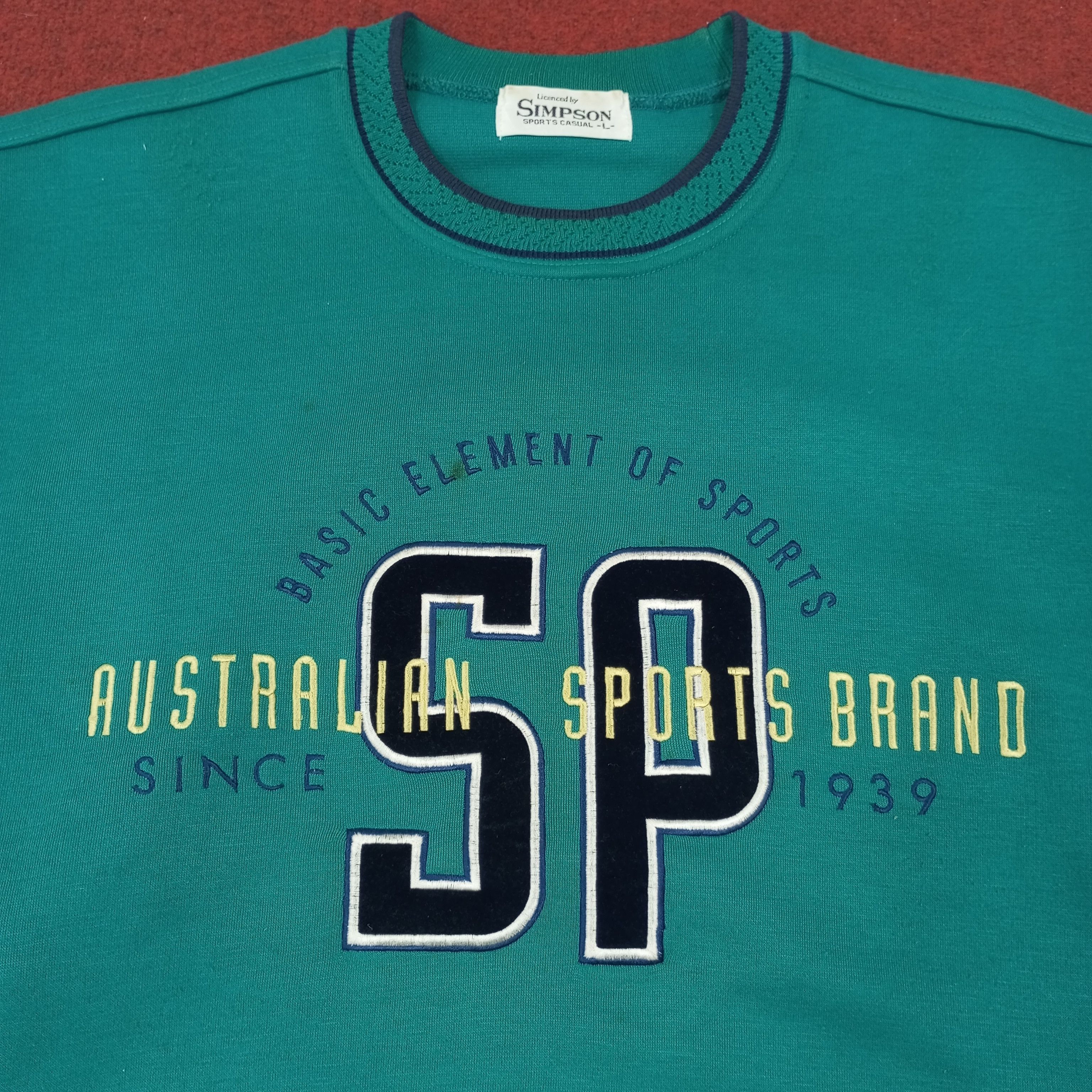 Vintage Simpson Australian Streetwear Style Sweatshirt Size US M / EU 48-50 / 2 - 2 Thumbnail