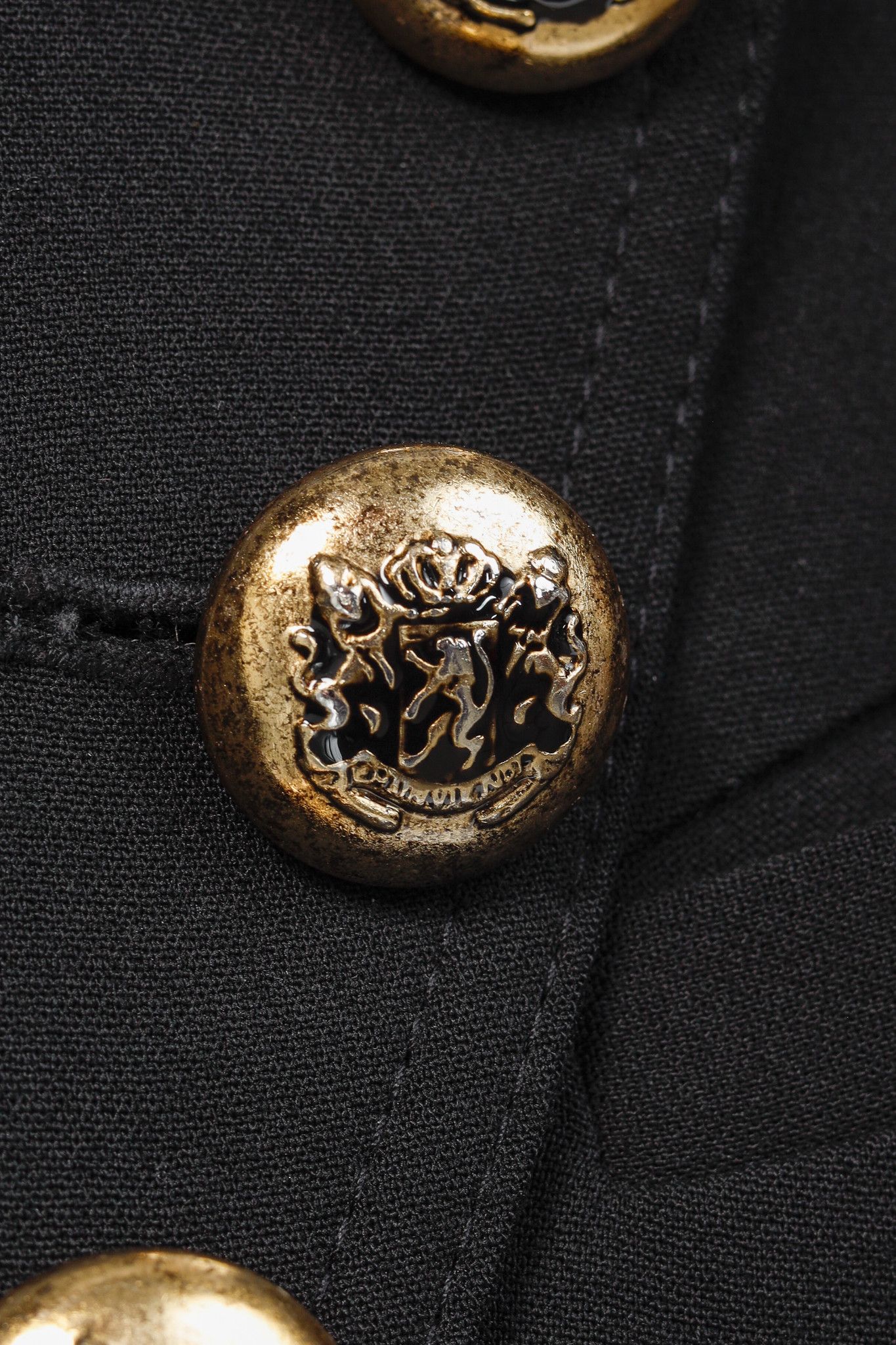 SMYTHE Smythe Black Wool-Blend 3-Button Wrap Blazer Size M / US 6-8 / IT 42-44 - 9 Thumbnail