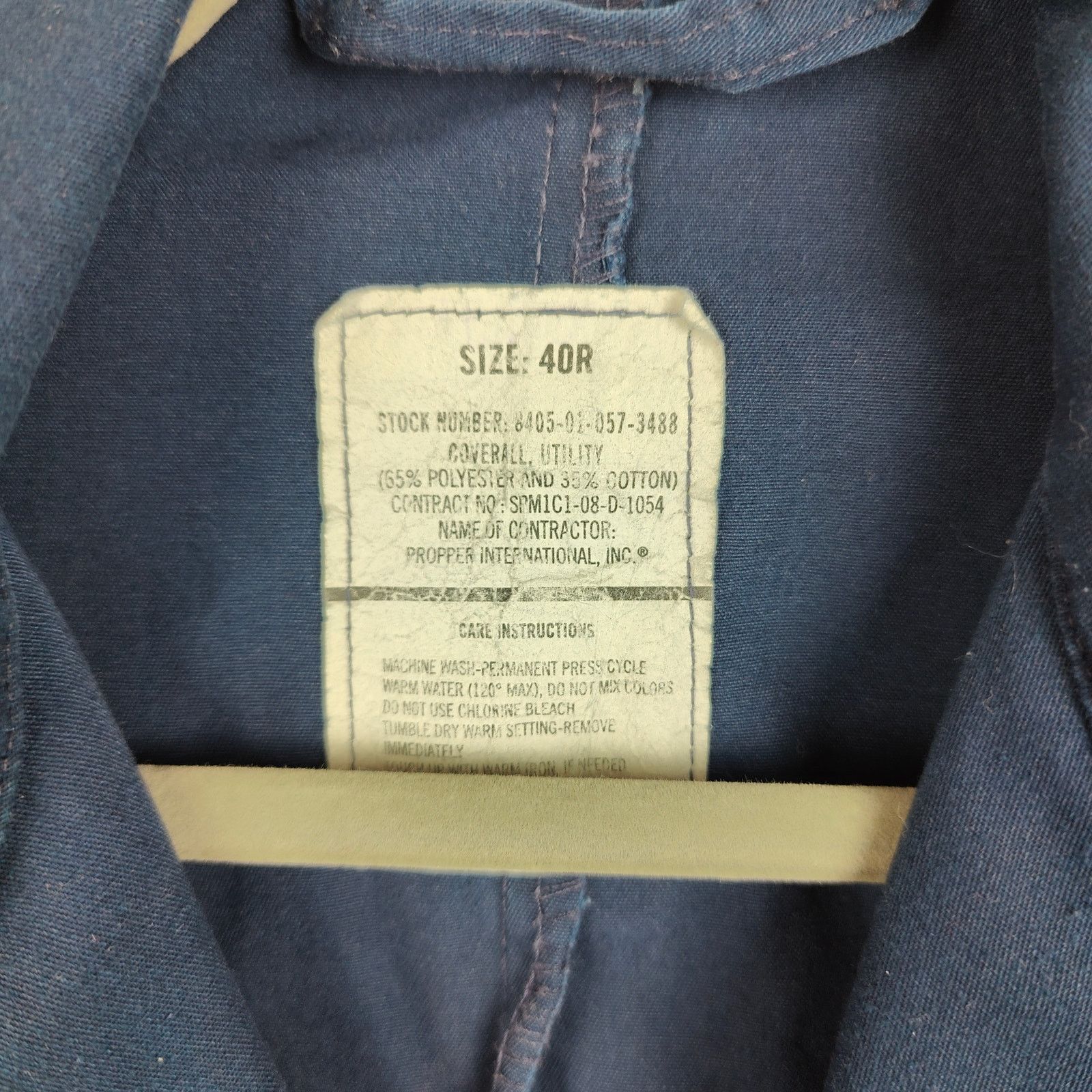 Other Vintage Propper Military Jumpsuit Mens 40R Utility Coveralls Size US 32 / EU 48 - 8 Thumbnail