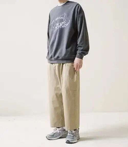 VIBE 21SS Indigo Union Japan Khaki Minimalist Worker Pants Size US 32 / EU 48 - 4 Thumbnail