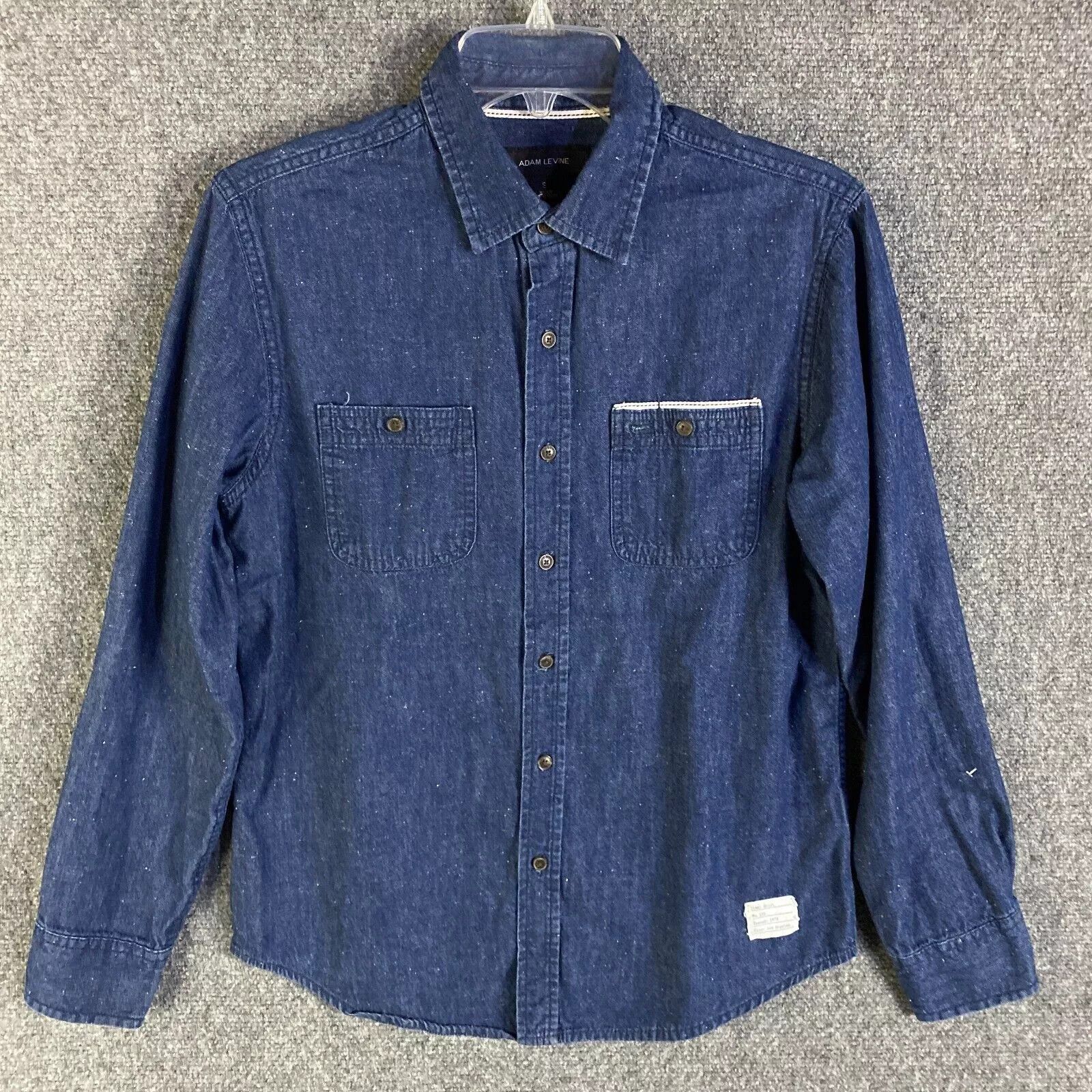Adam Levine Adam Levine Button Up Shirt Men's Small Long Sleeve Denim S Size US S / EU 44-46 / 1 - 1 Thumbnail