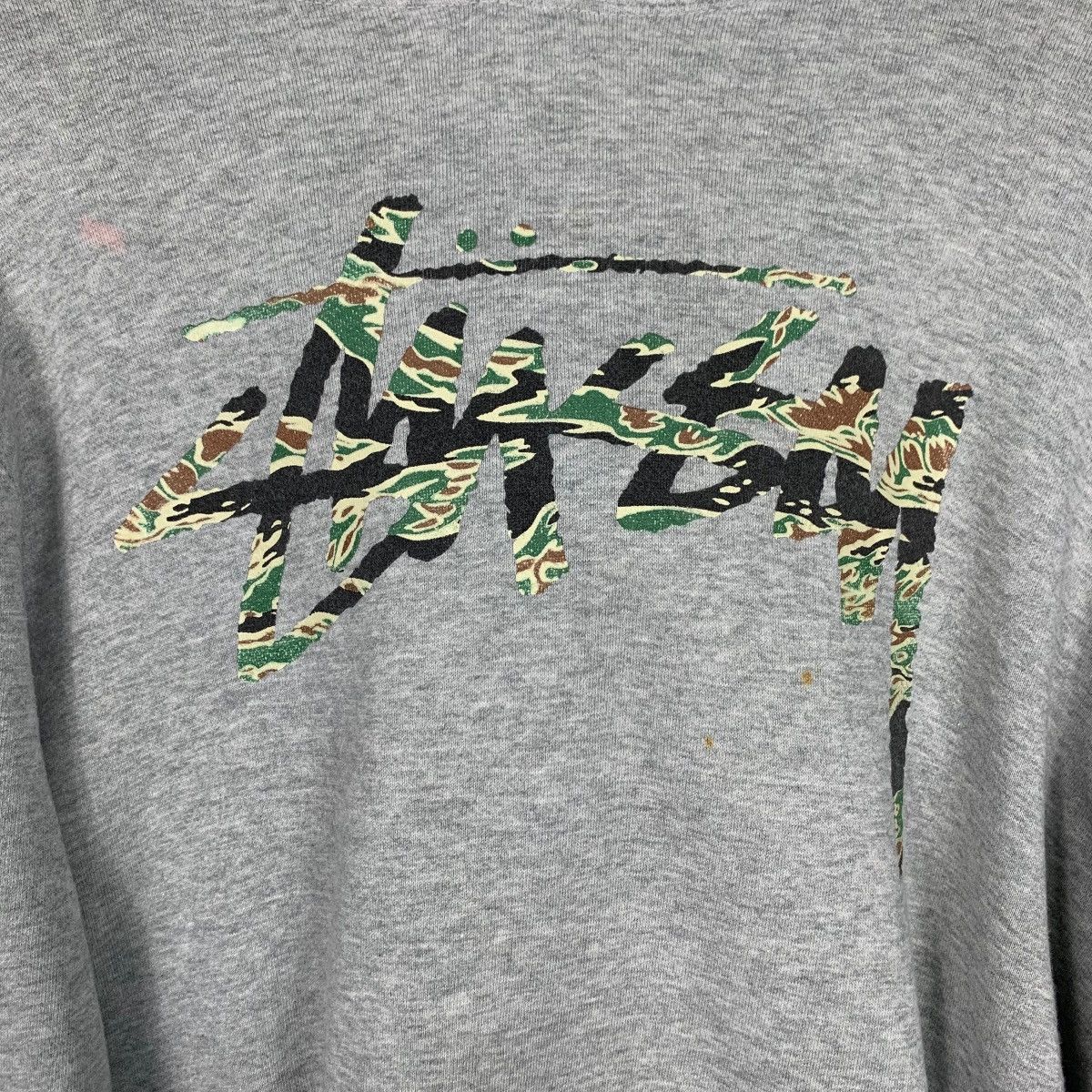 Stussy STUSSY Camo Big Logo Pullover Hoodies Sweatshirts #1928-C84 Size US M / EU 48-50 / 2 - 12 Thumbnail