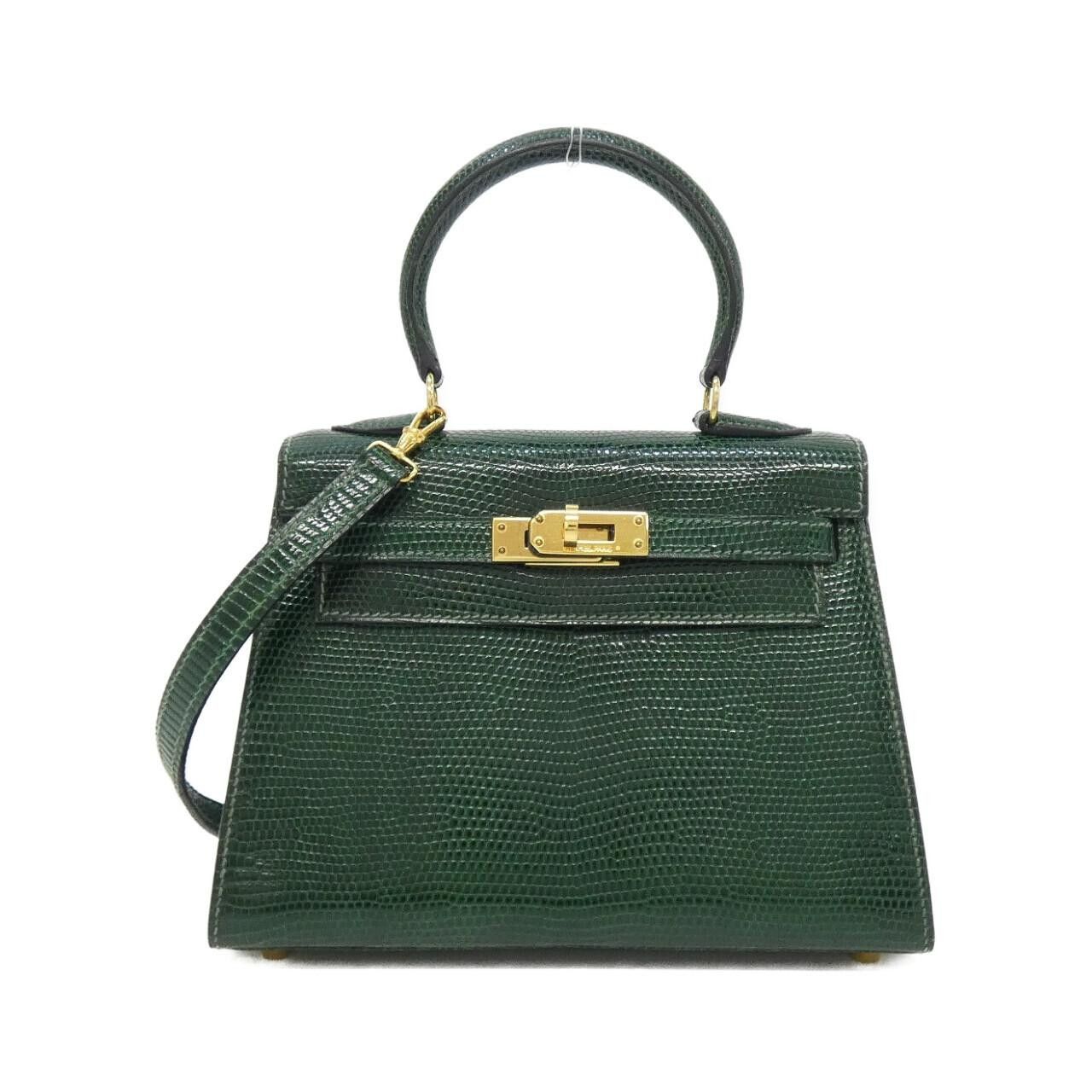 Hermes Hermes Hermes Mini Kelly Lizard Leather Handbag Stamp Y DUTY FREE for USA Size ONE SIZE - 1 Thumbnail
