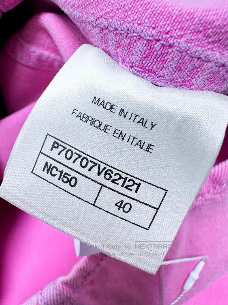 Chanel Chanel Bright pink camellia denim jacket Size S / US 4 / IT 40 - 6 Thumbnail
