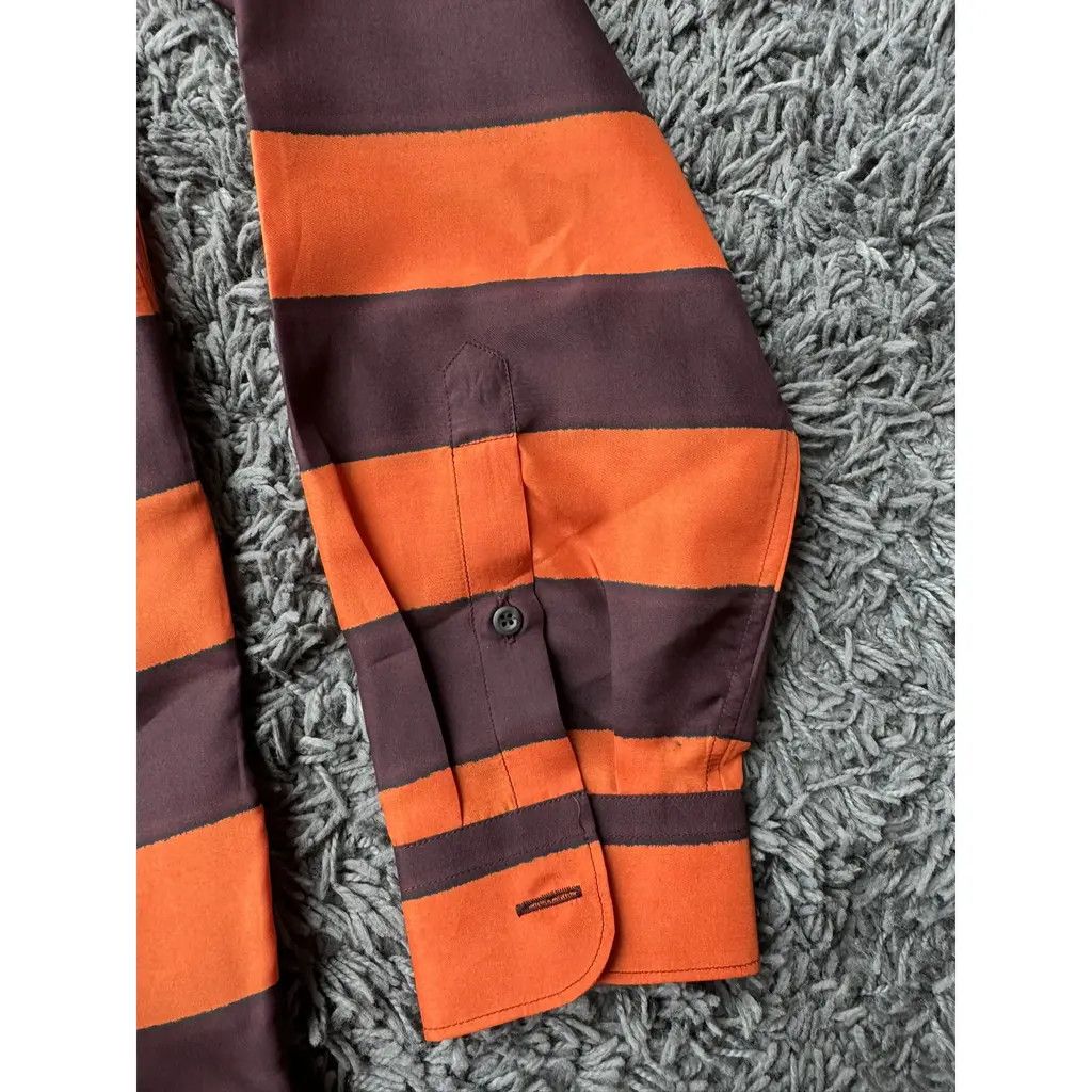 Prada oc11z0625 Shirt in Orange/Burgundy Size US M / EU 48-50 / 2 - 4 Thumbnail